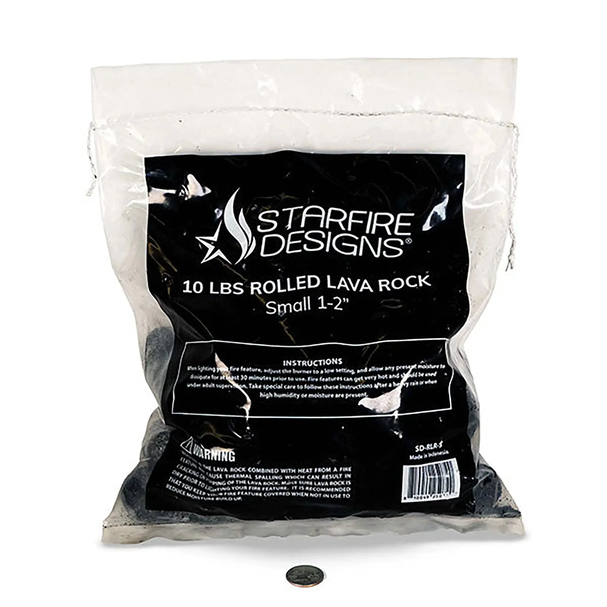 Starfire Designs 10 lbs Small Rolled Lava Rock - SD-RLR-S - Image 3