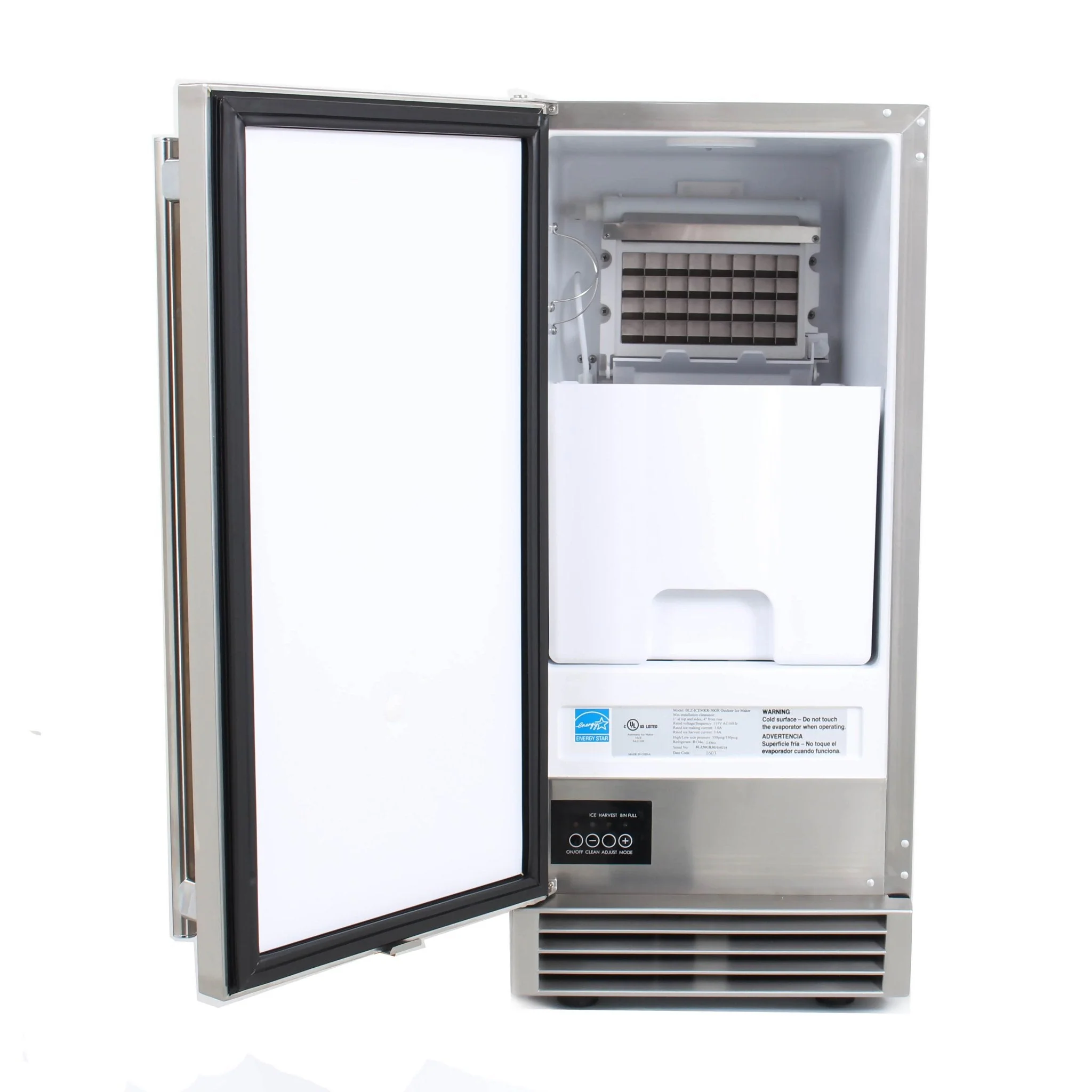 15" Blaze 50 LB Outdoor Ice Maker - Image 3