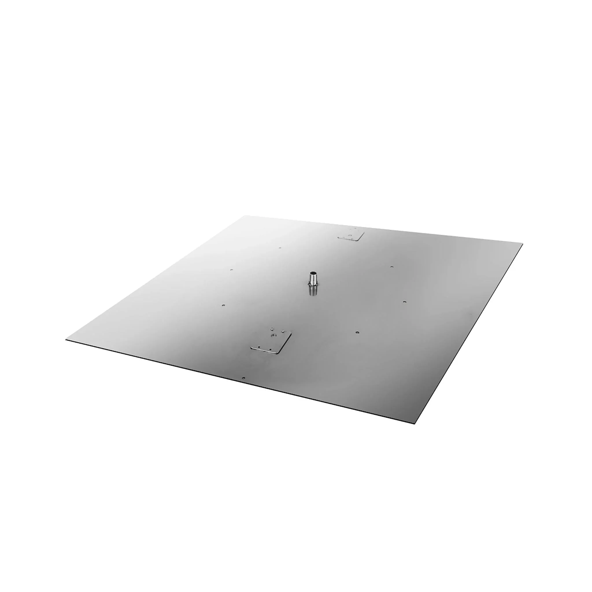 18" - 36" Stainless Steel Square Burner Pan - Standard Capacity - Image 2