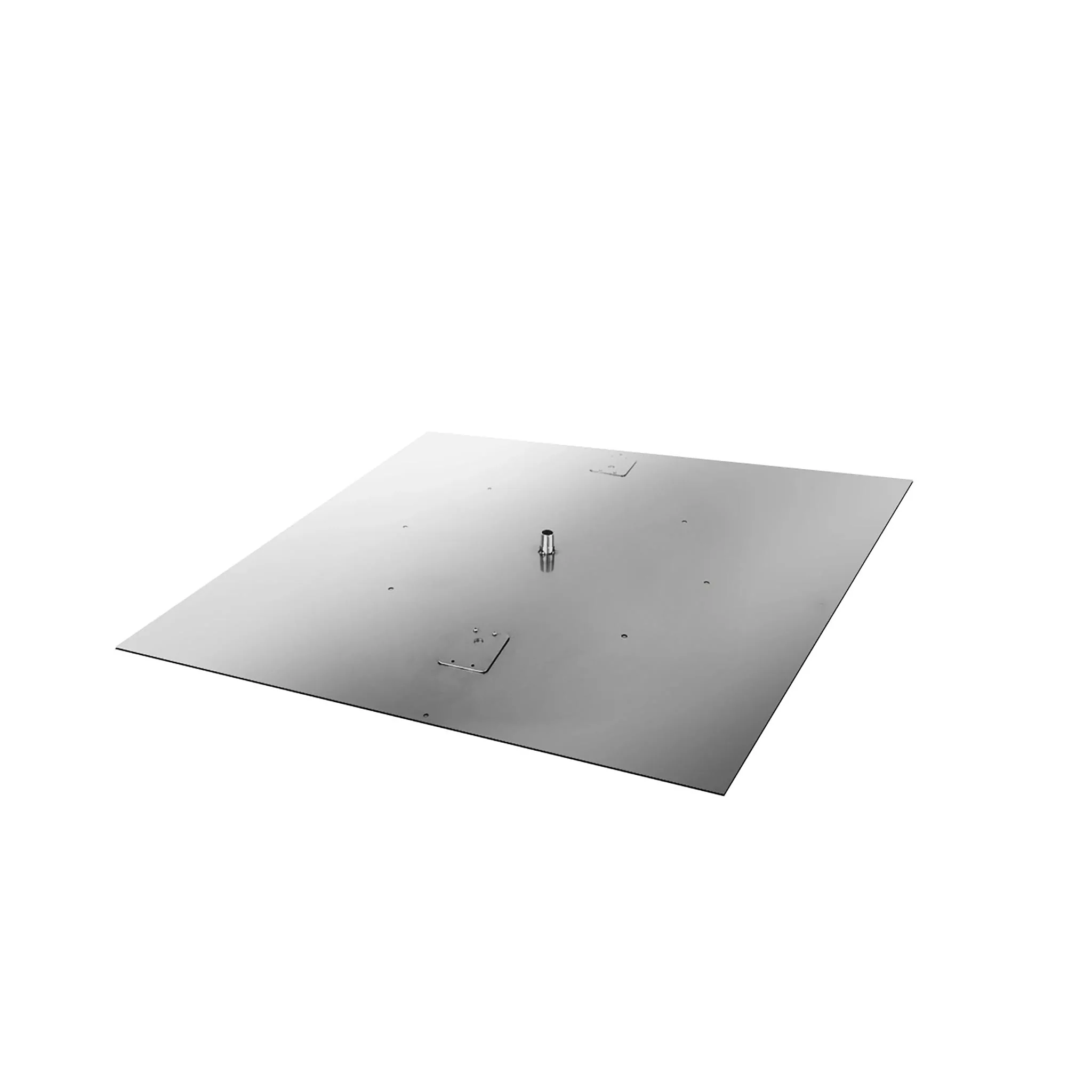 18" - 36" Stainless Steel Square Burner Pan - Standard Capacity - Image 3