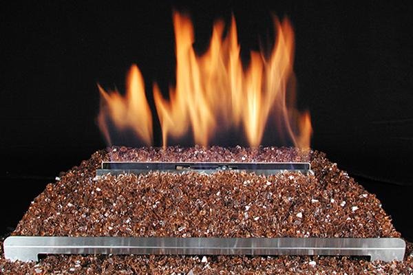 24" Alterna Vent Free Stainless Steel Fireplace Burner - Image 6