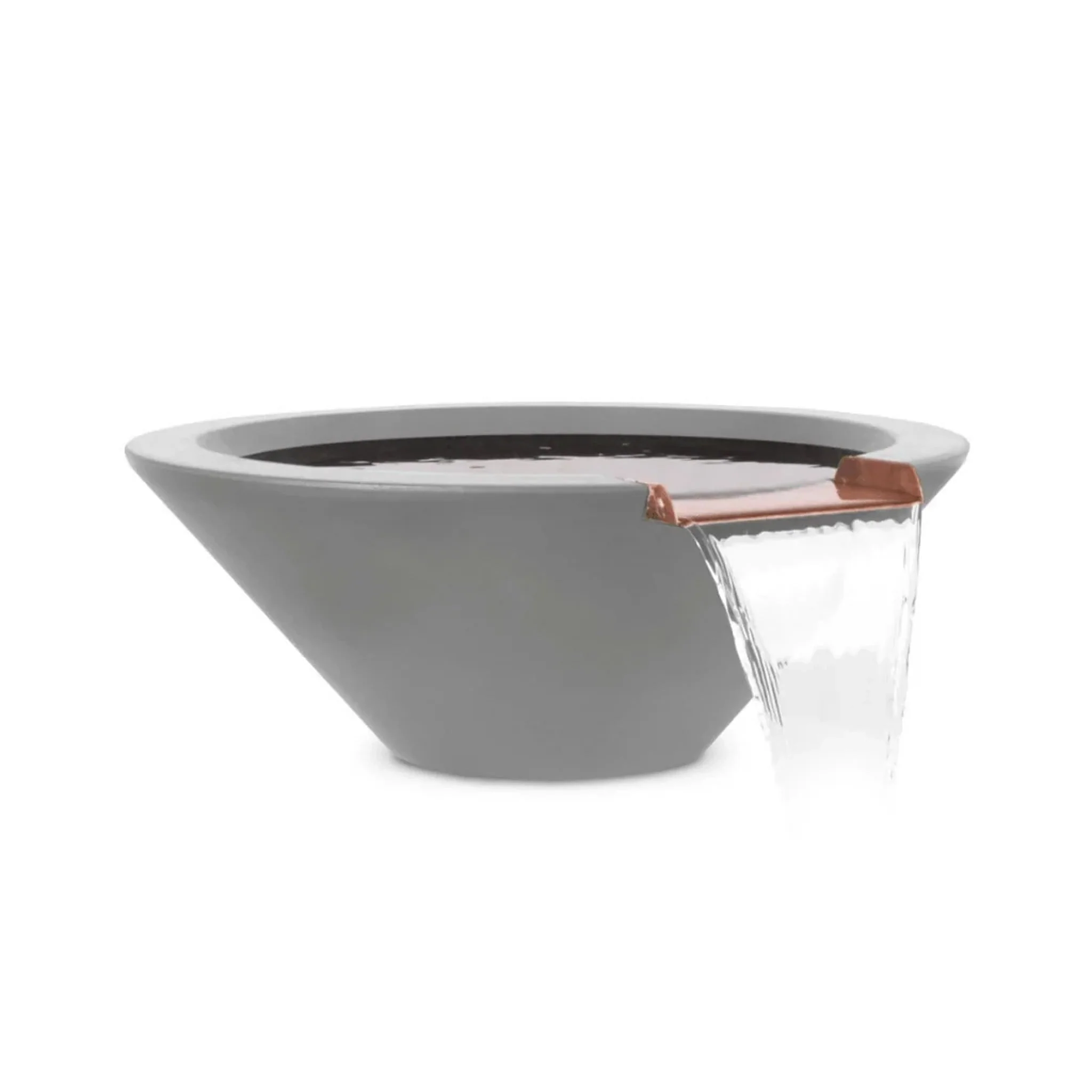 24" Round Concrete Cazo Water Bowl by The Outdoor Plus - Image 10