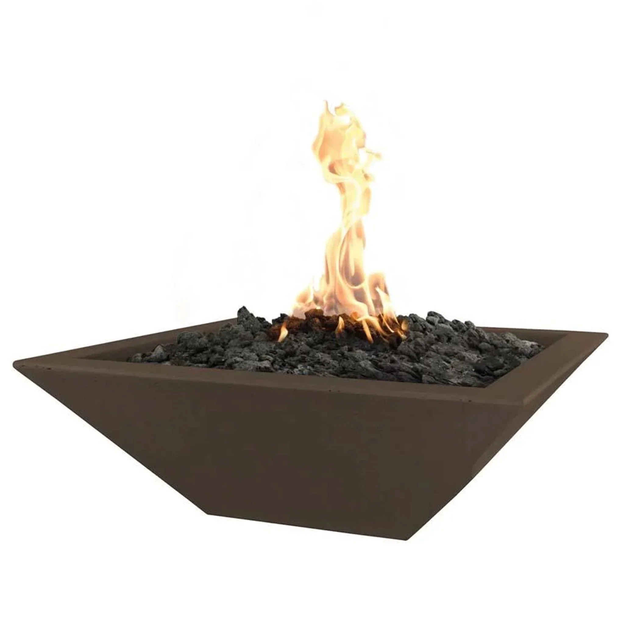 24" Square Concrete Maya Fire Bowl by The Outdoor Plus - Image 14