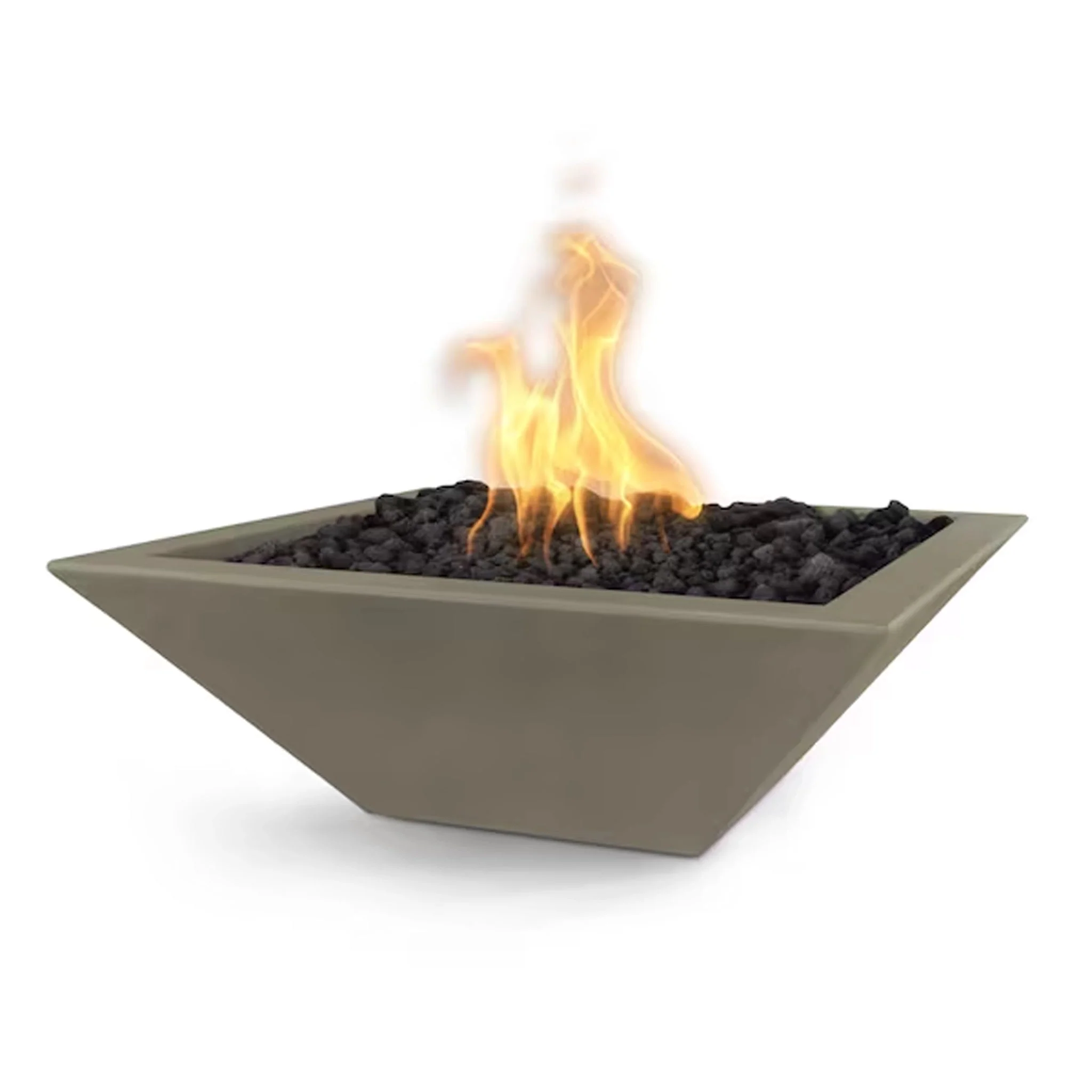 24" Square Concrete Maya Fire Bowl by The Outdoor Plus - Image 16