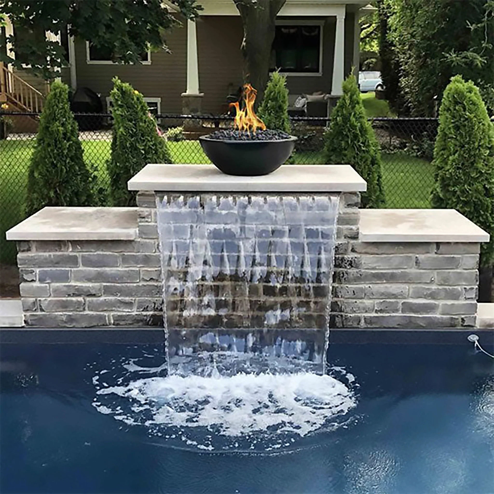 27" Round Concrete Sedona Fire Bowl by The Outdoor Plus - Image 14