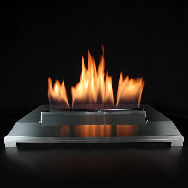 30" Alterna Vent Free Stainless Steel Fireplace Burner