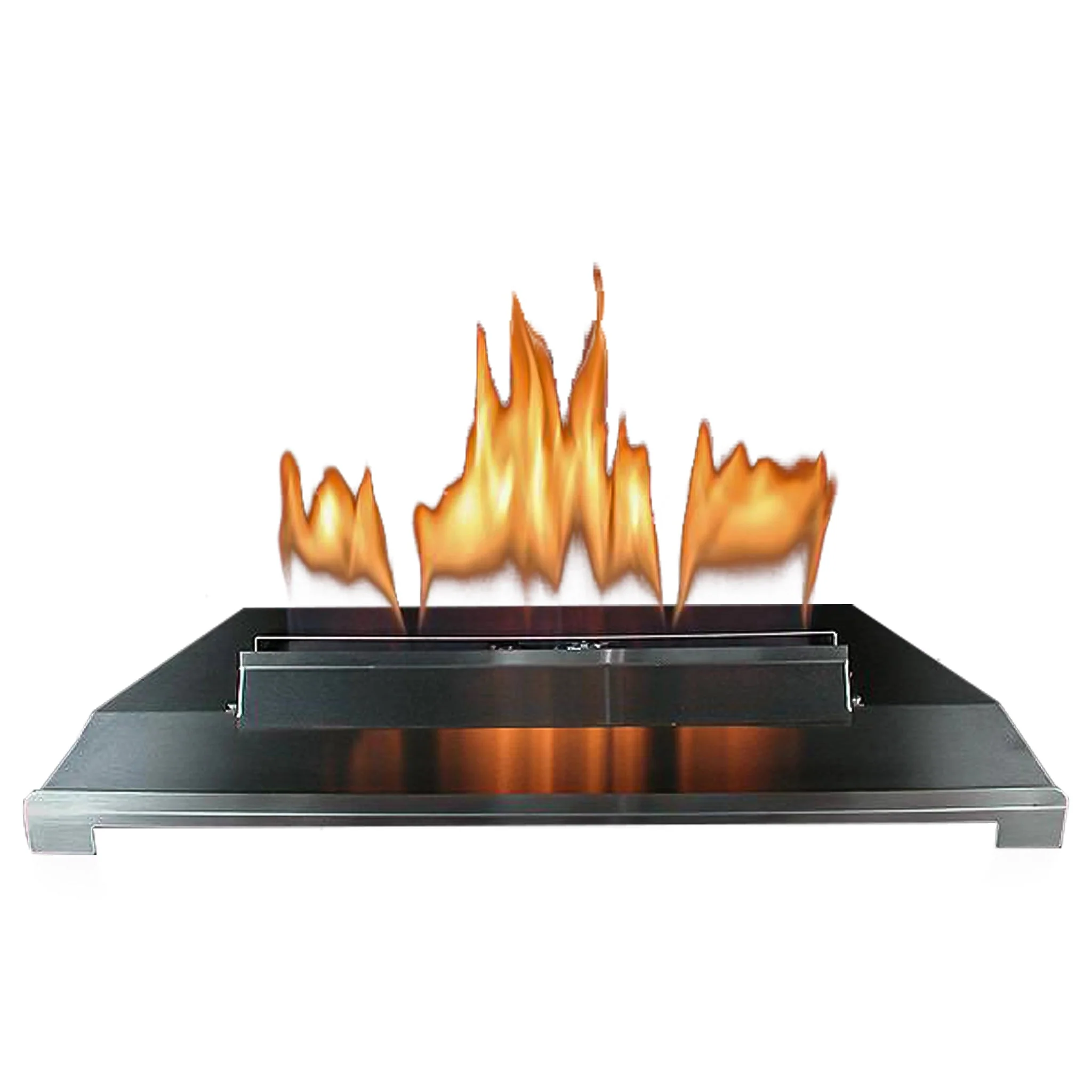 30" Alterna Vent Free Stainless Steel Fireplace Burner - Image 2