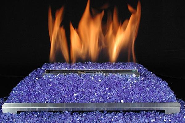 30" Alterna Vent Free Stainless Steel Fireplace Burner - Image 5
