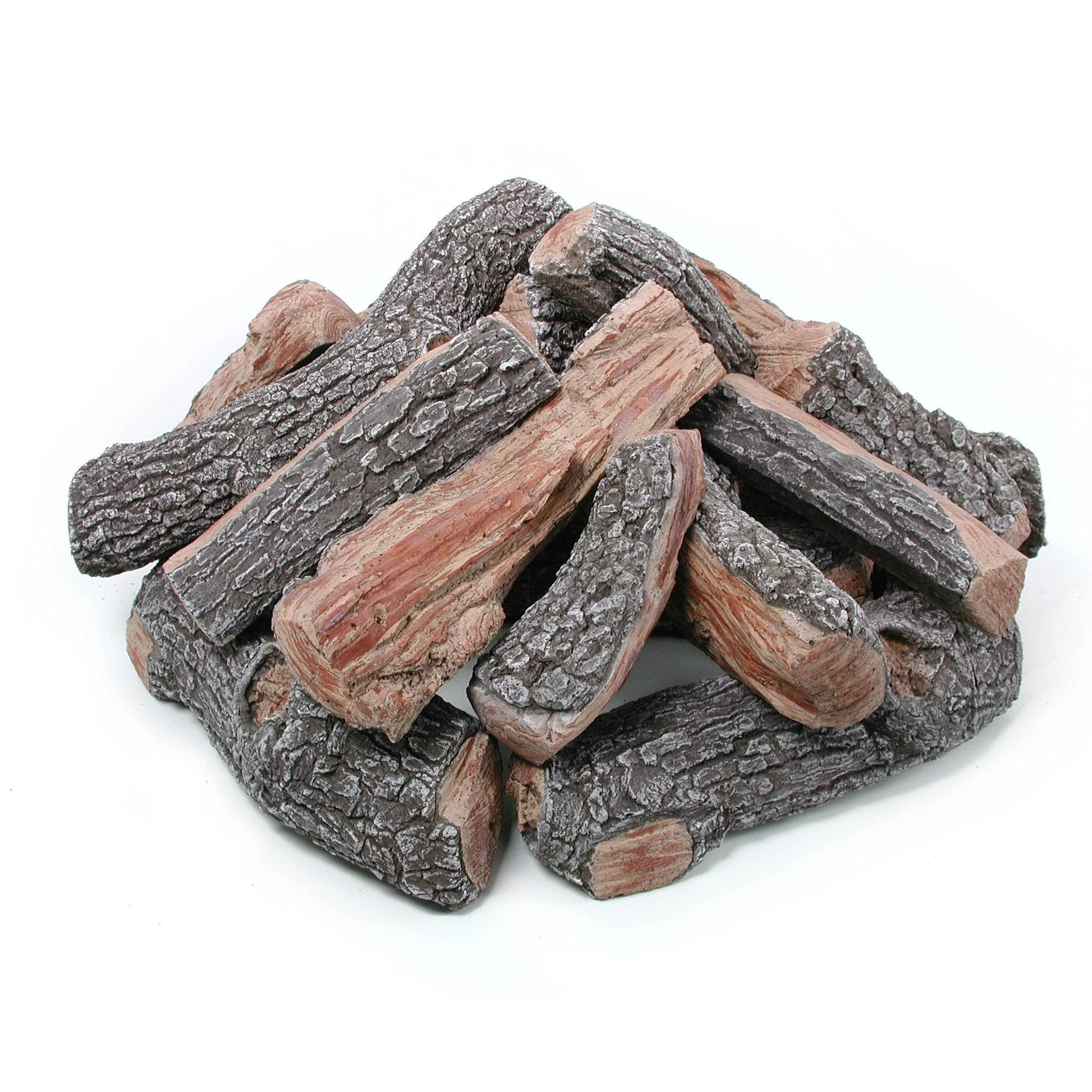 30" Deluxe Split Bark Fire Pit Gas Logs - Image 3