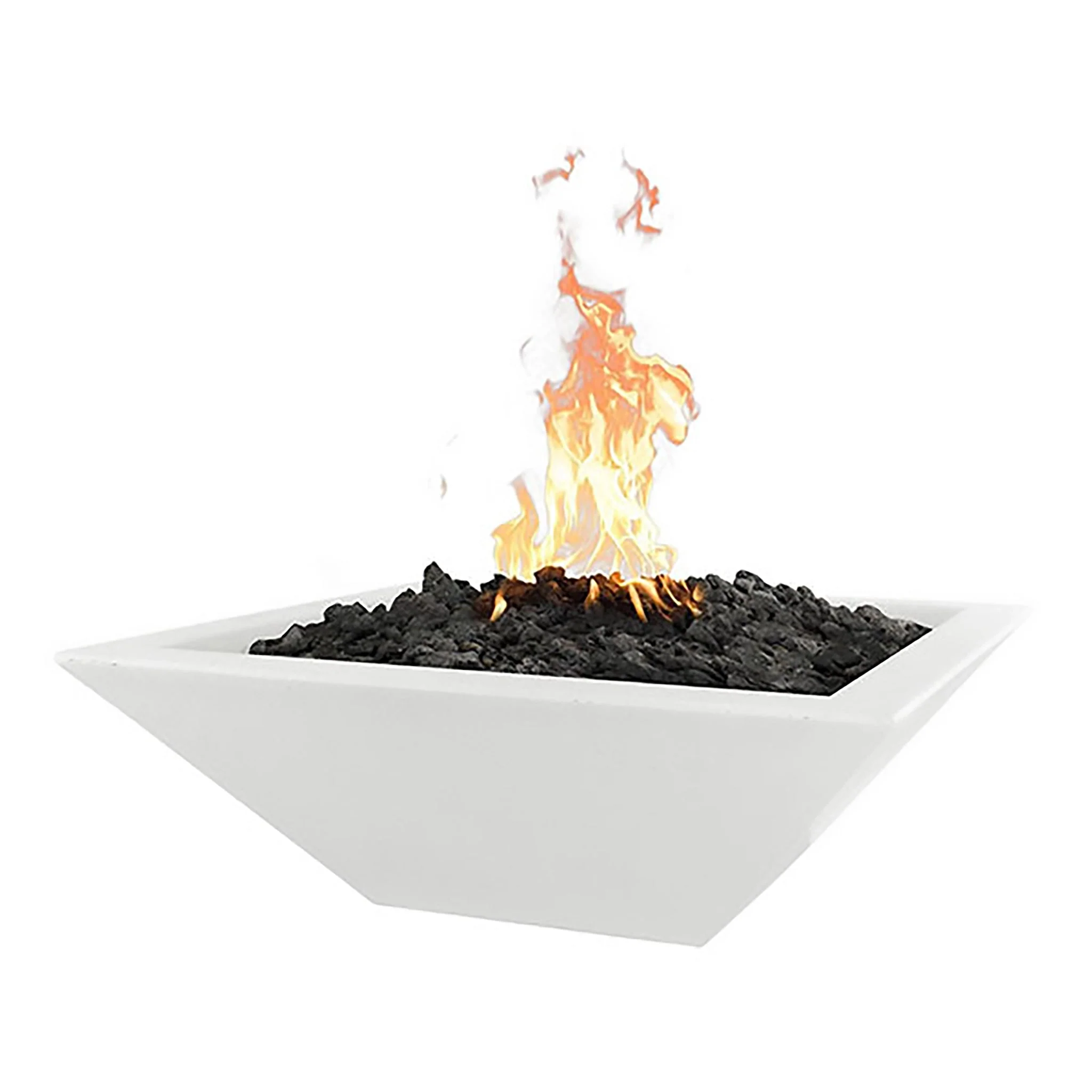30" Square Concrete Maya Fire Bowl by The Outdoor Plus - Image 16