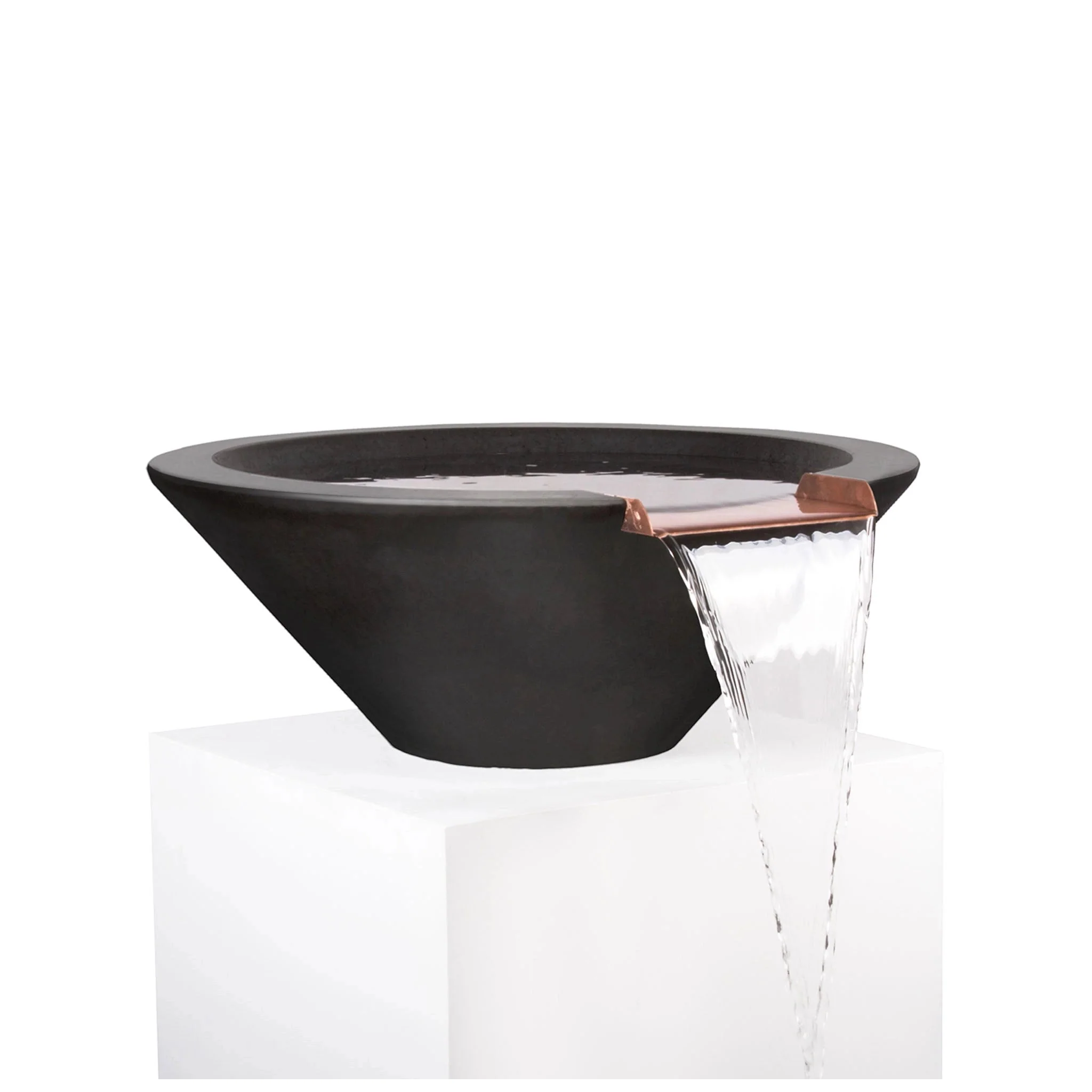 31" Round Concrete Cazo Water Bowl by The Outdoor Plus - Image 5