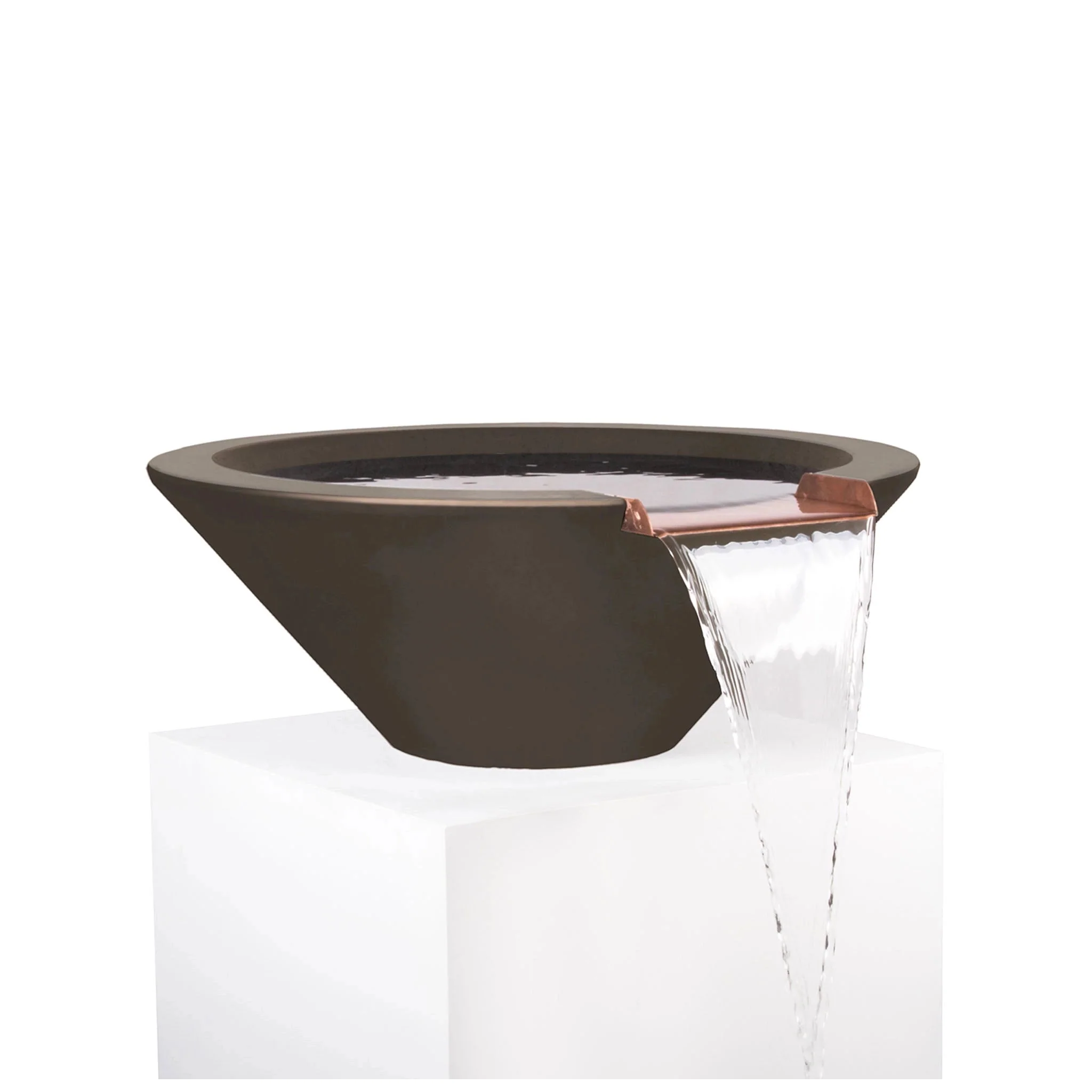 31" Round Concrete Cazo Water Bowl by The Outdoor Plus - Image 7
