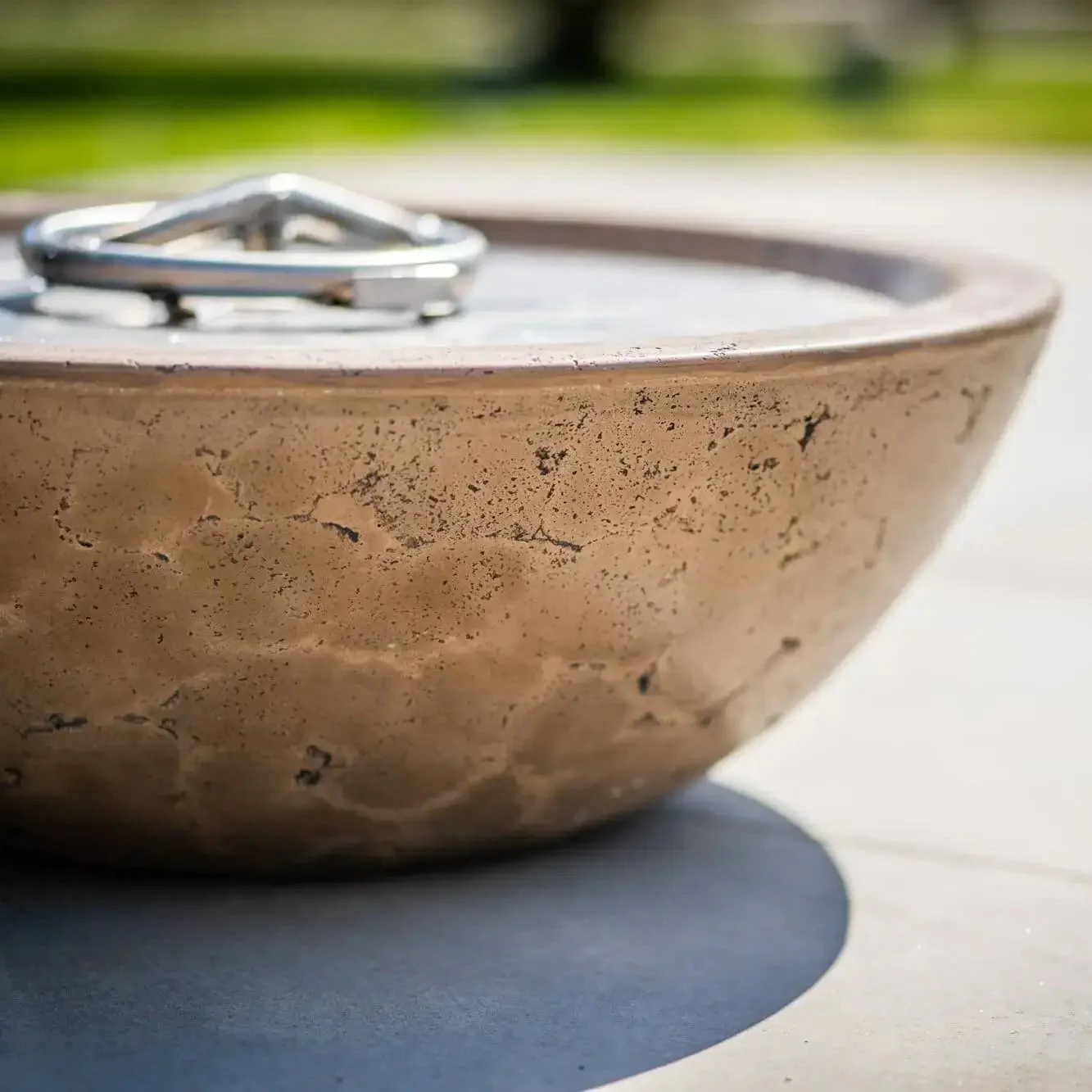 33" Round Concrete Sedona Fire Bowl by The Outdoor Plus - Image 4