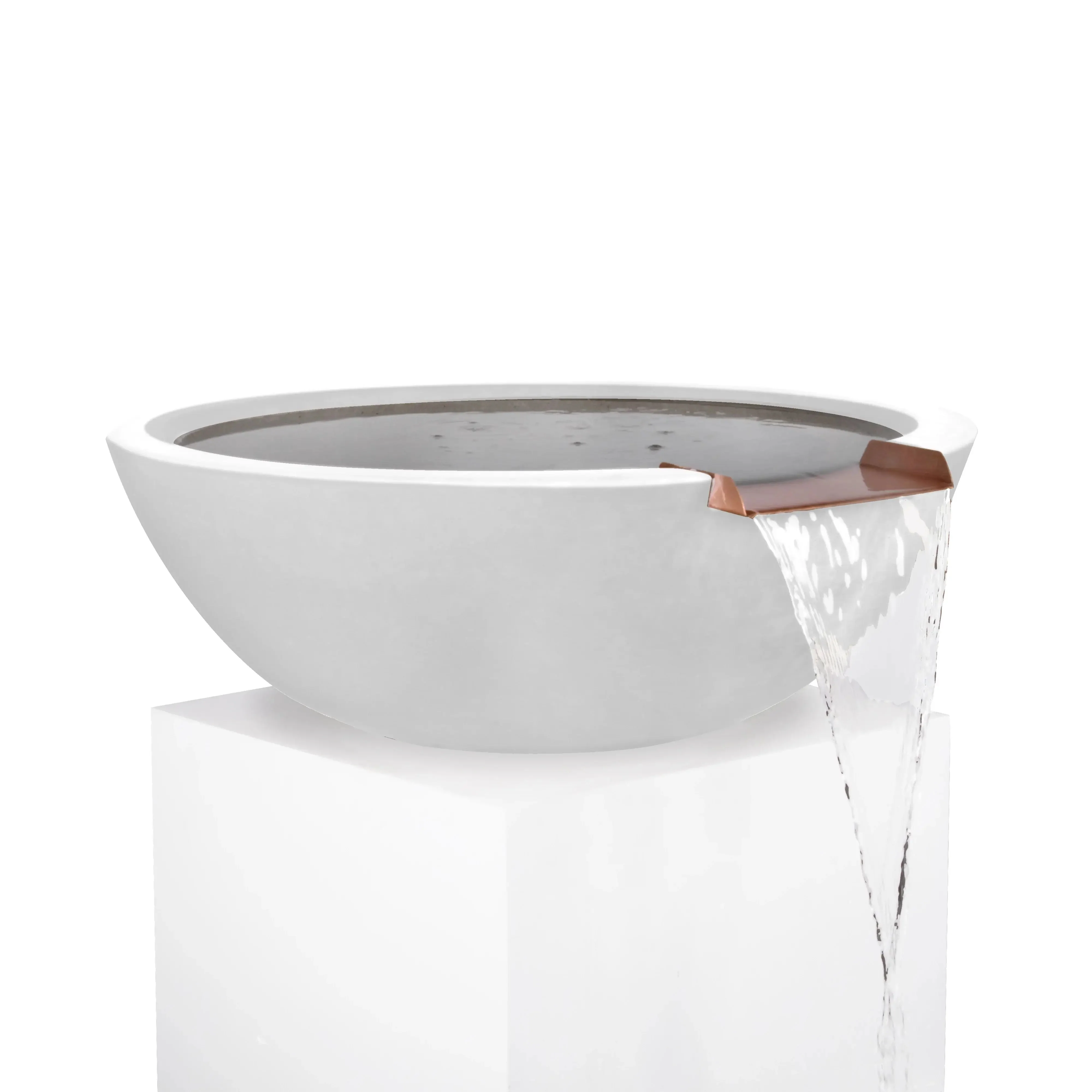 33" Round Concrete Sedona Water Bowl by The Outdoor Plus - Image 10