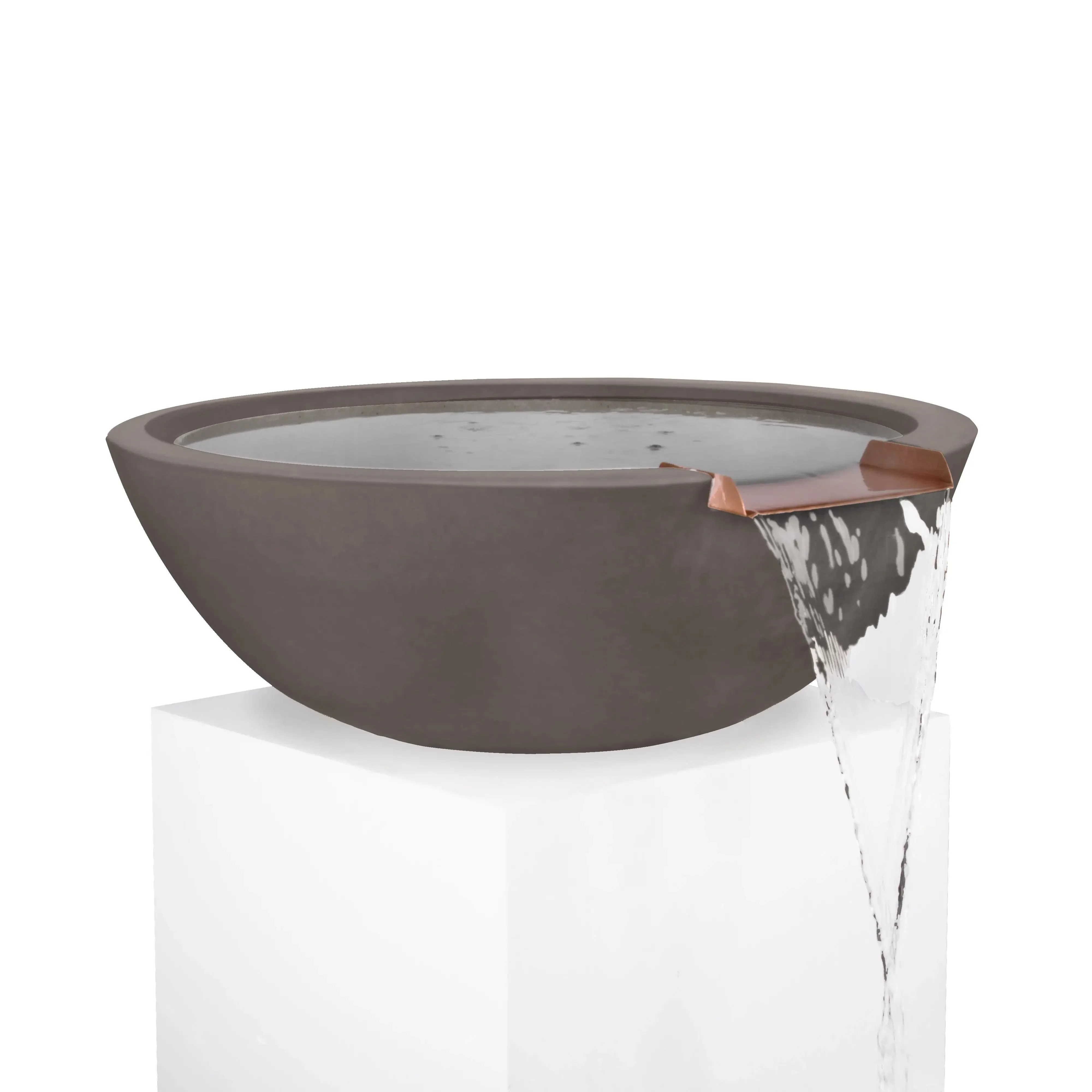 33" Round Concrete Sedona Water Bowl by The Outdoor Plus - Image 6