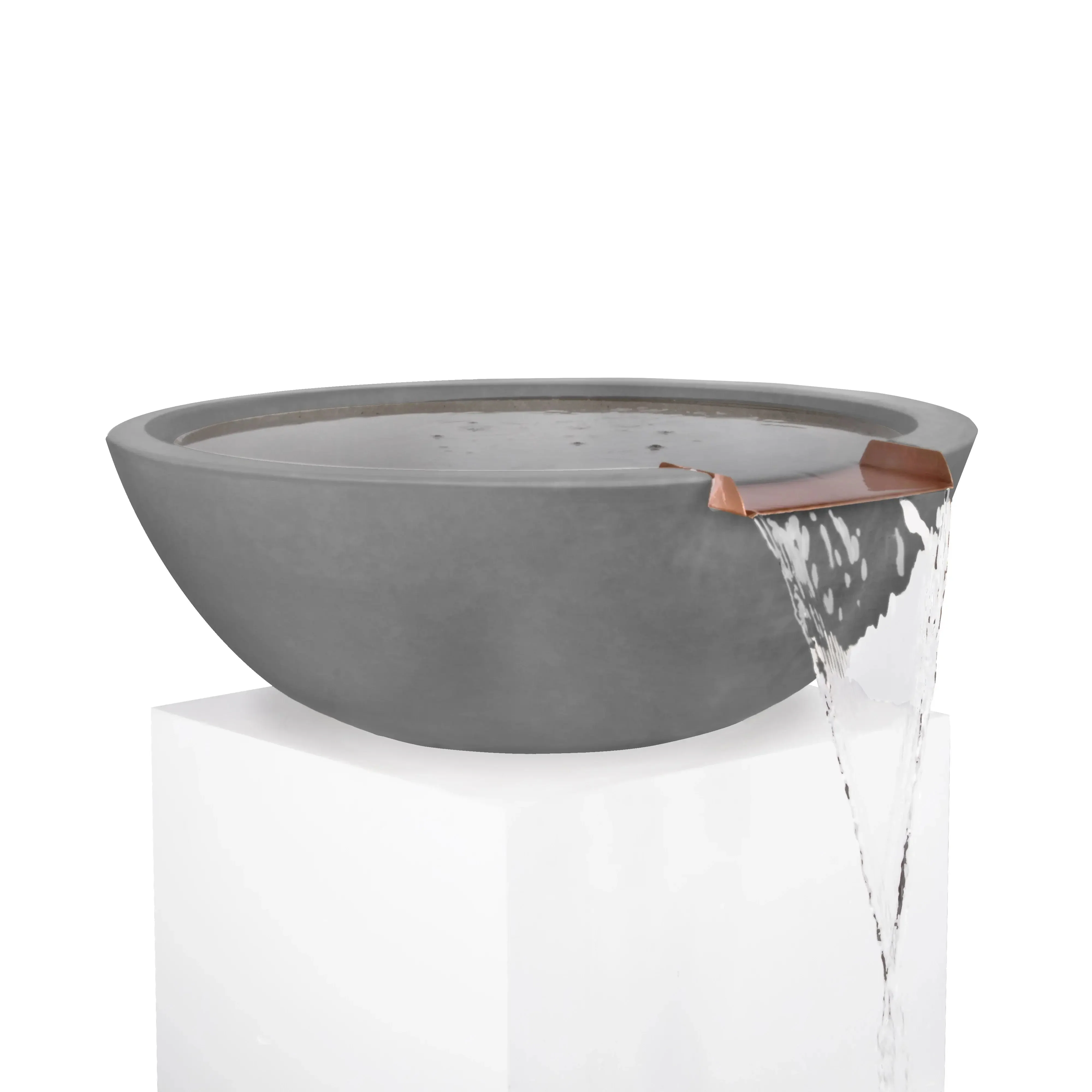 33" Round Concrete Sedona Water Bowl by The Outdoor Plus - Image 7