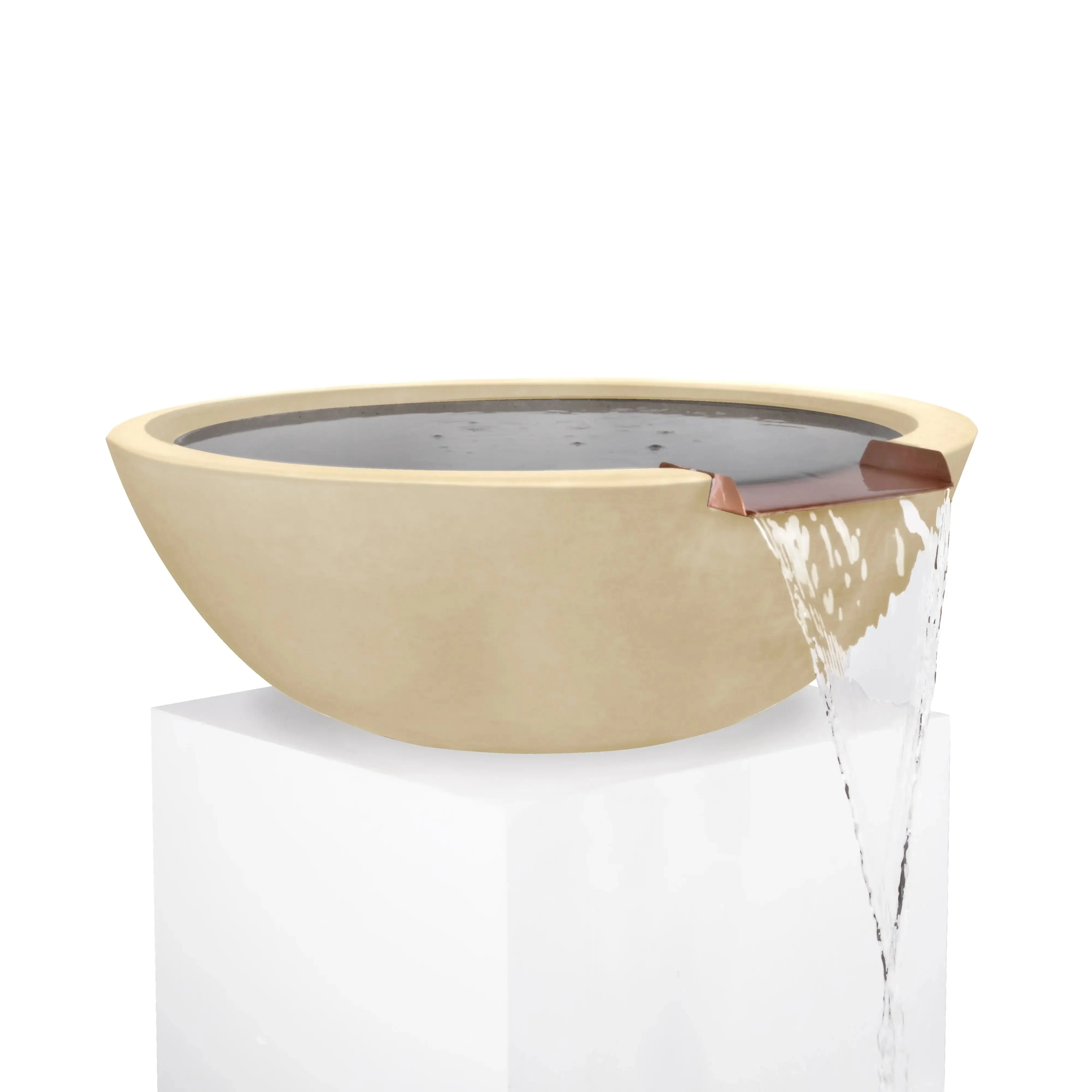 33" Round Concrete Sedona Water Bowl by The Outdoor Plus - Image 9