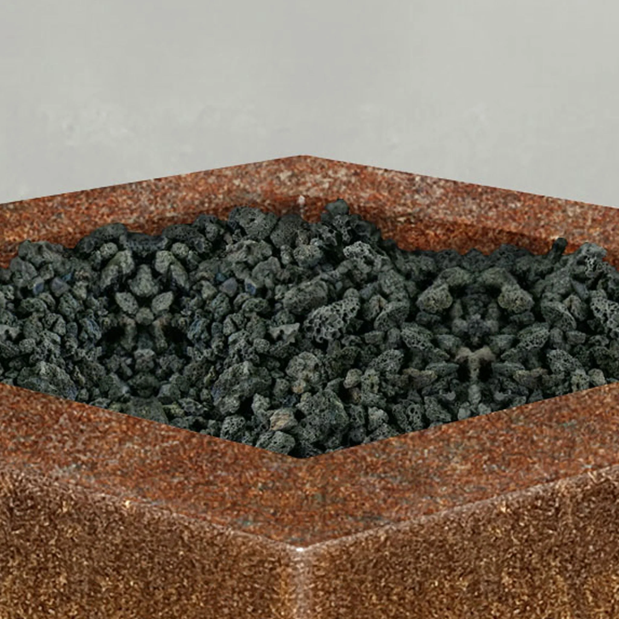 36" Square Gravity Corten Steel Fire Pit by Starfire Designs - Image 4