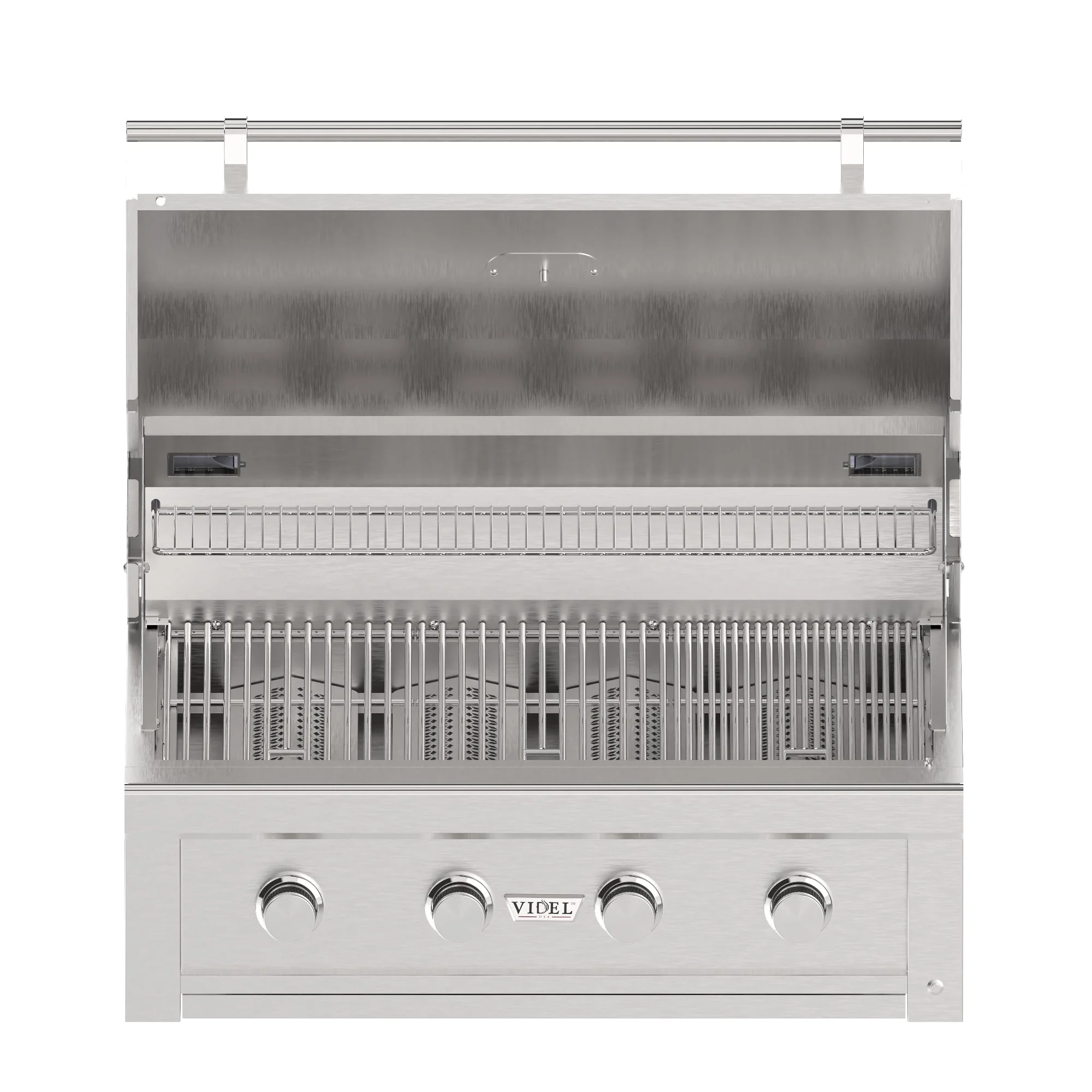 36" Stainless Steel Gran Fuego 4-Burner Built-In Liquid Propane Grill by Videl Grills - Image 3