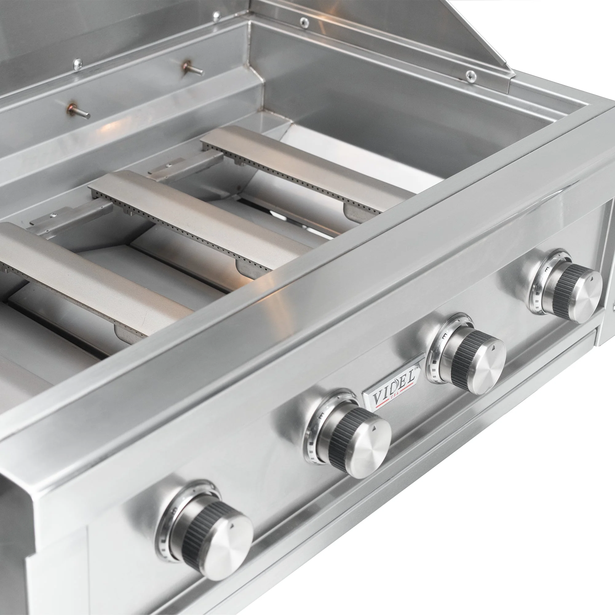 36" Stainless Steel Gran Fuego 4-Burner Built-In Liquid Propane Grill by Videl Grills - Image 5