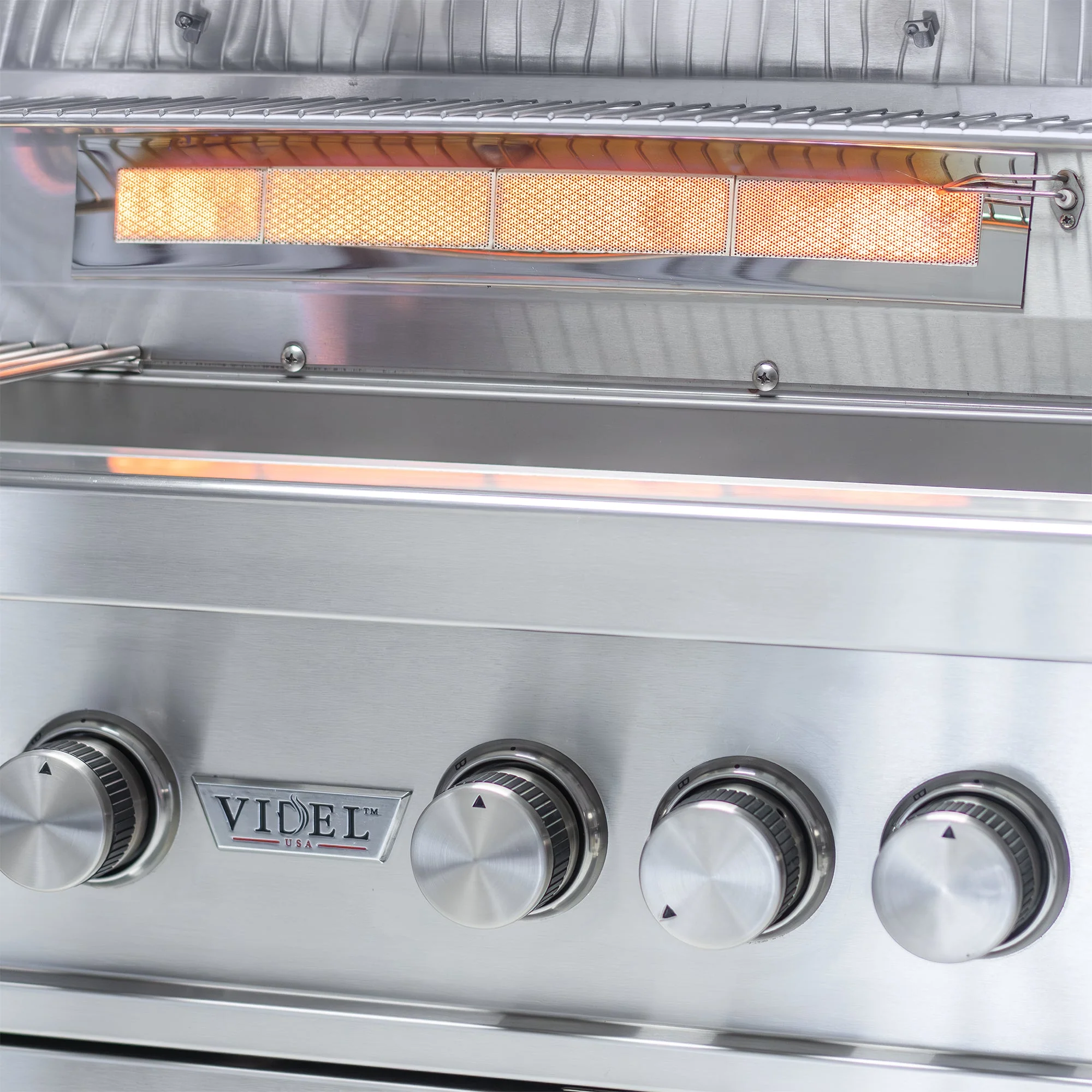 42" Stainless Steel Gran Fuego 5-Burner Built-In Liquid Propane Grill by Videl Grills - Image 4