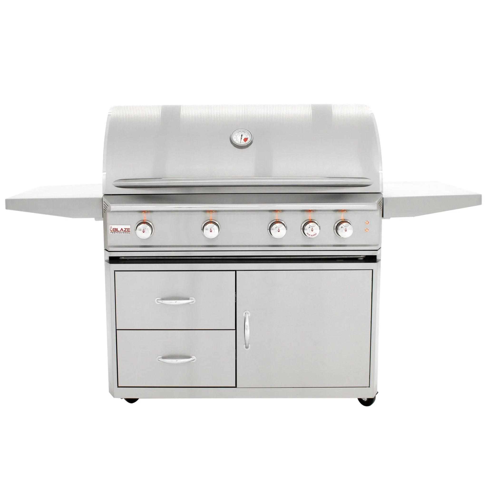 44" Blaze 4 Burner Professional Grill Cart - Image 3