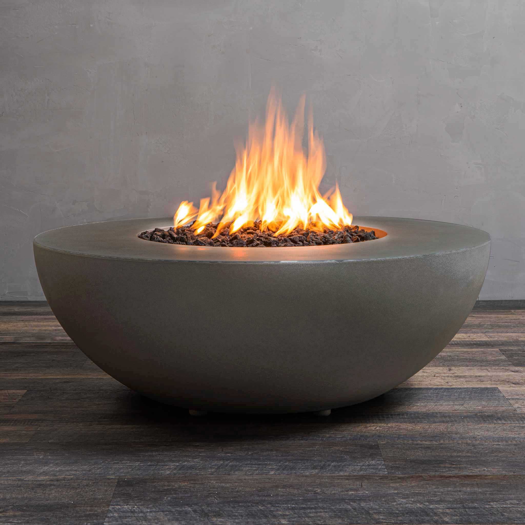 45" Round Gravity Concrete (GFRC) Fire Pit by Starfire Designs - Image 5