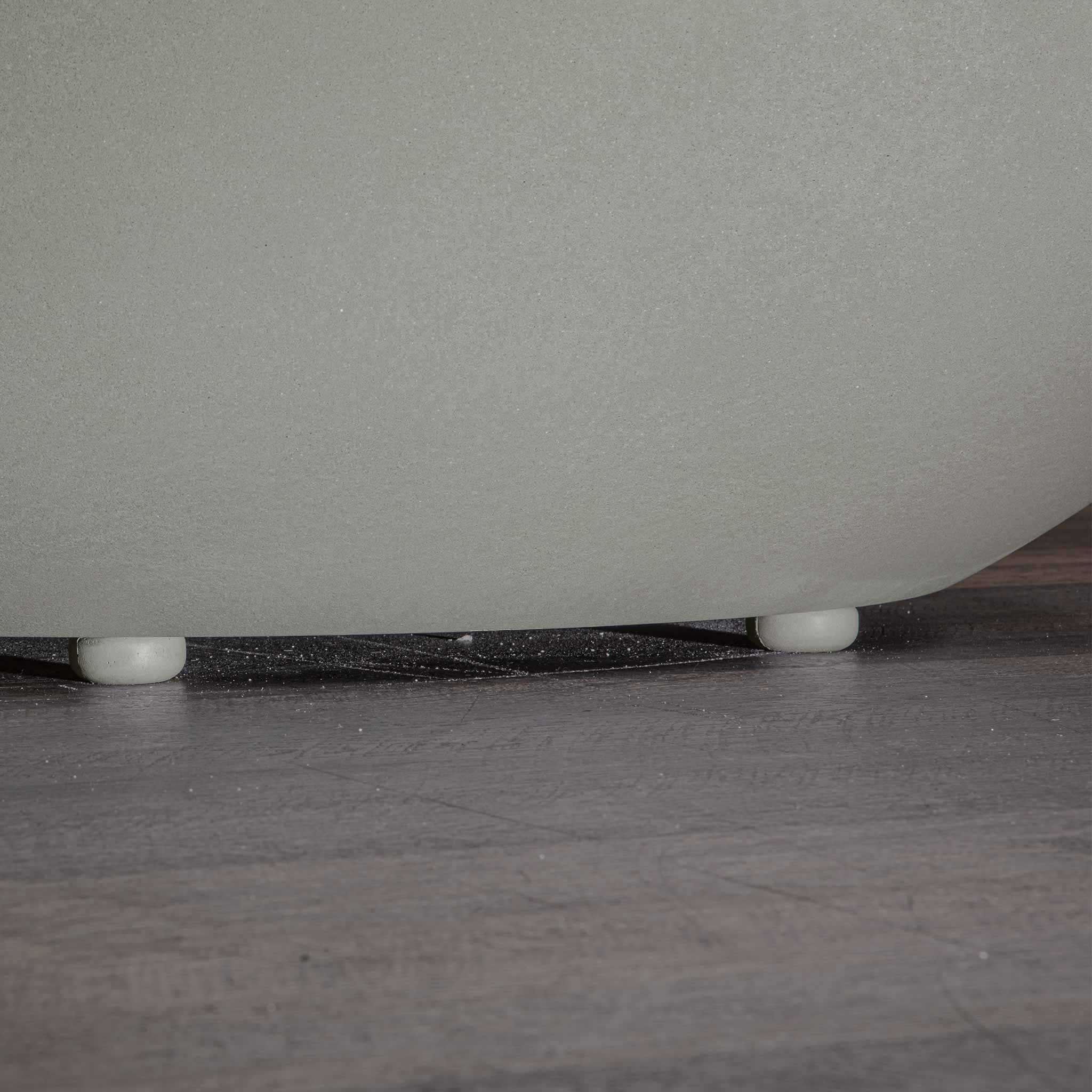 45" Round Gravity Concrete (GFRC) Fire Pit - Natural Gas - Push Button Spark Ignition - Natural Gray by Starfire Designs - Image 16