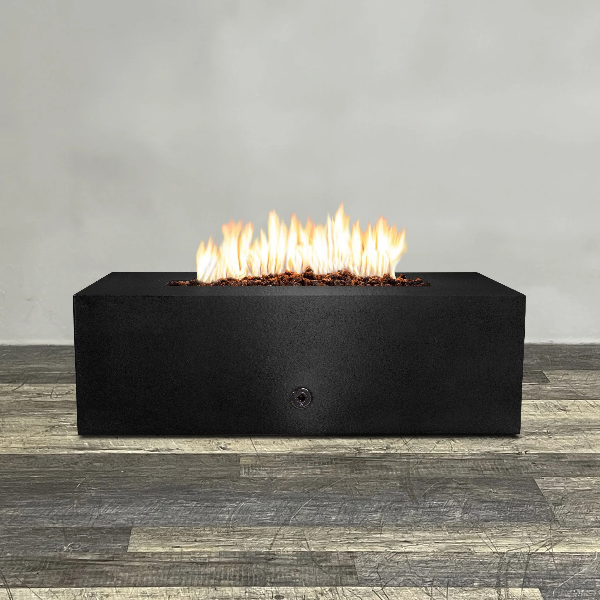 48" x 24" Rectangle Gravity Powder Coated Steel Fire Pit - Natural Gas - by Starfire Designs - Image 6