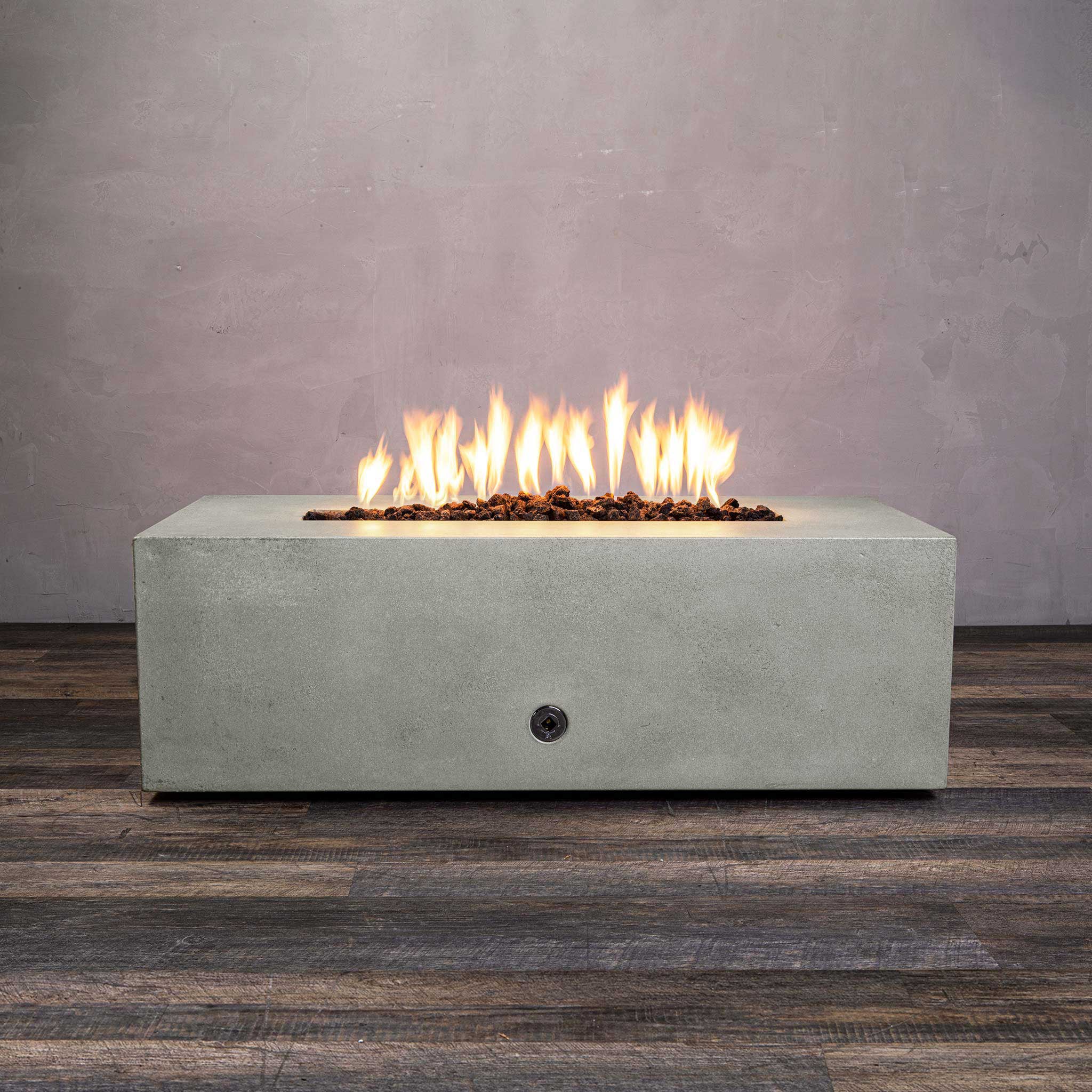 48" x 32" Rectangle Gravity Concrete (GFRC) Fire Pit