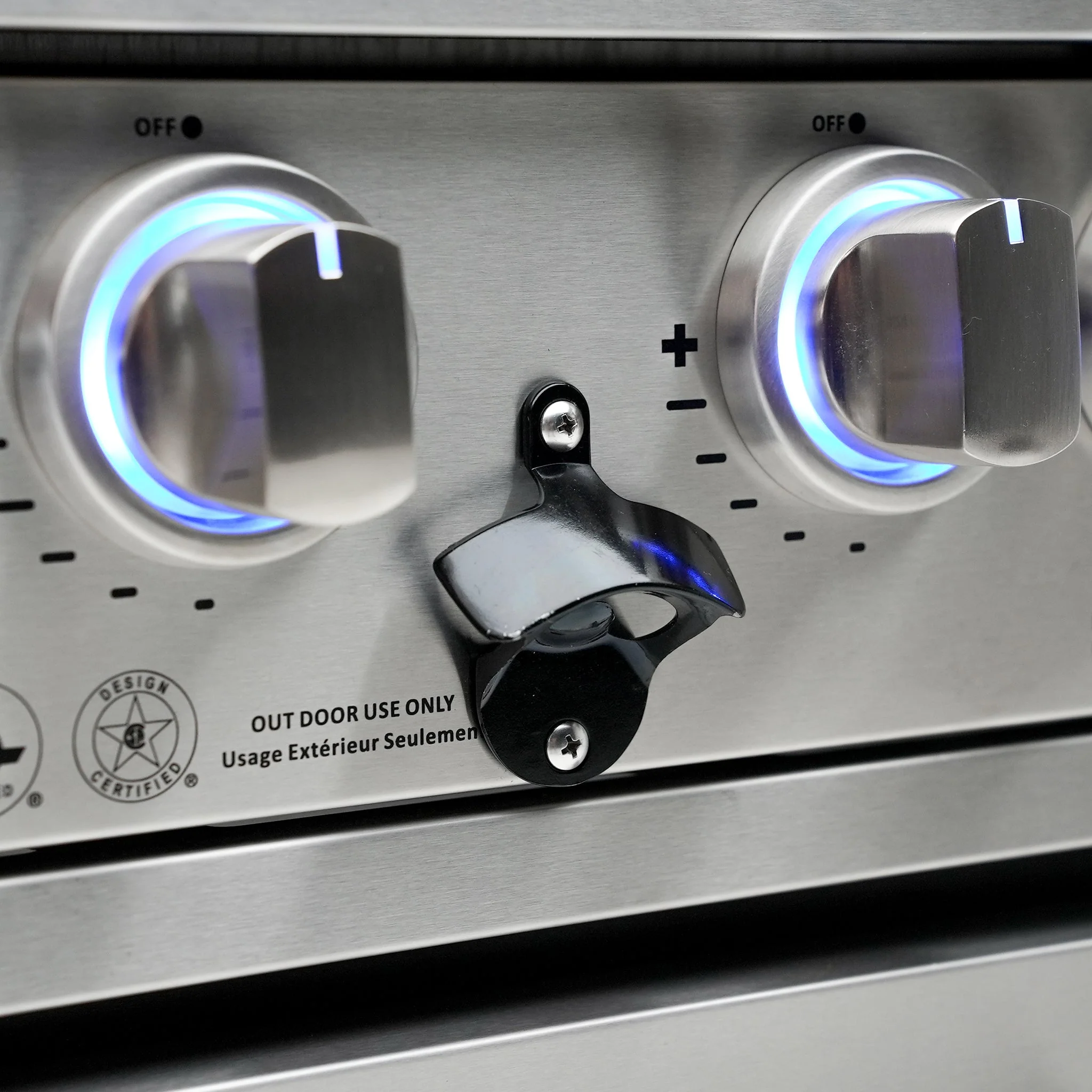 6-Burner with Kegerator Stainless Steel Propane Gas BBQ Island Grill - MAi805-KEG by Mont Alpi - Image 13