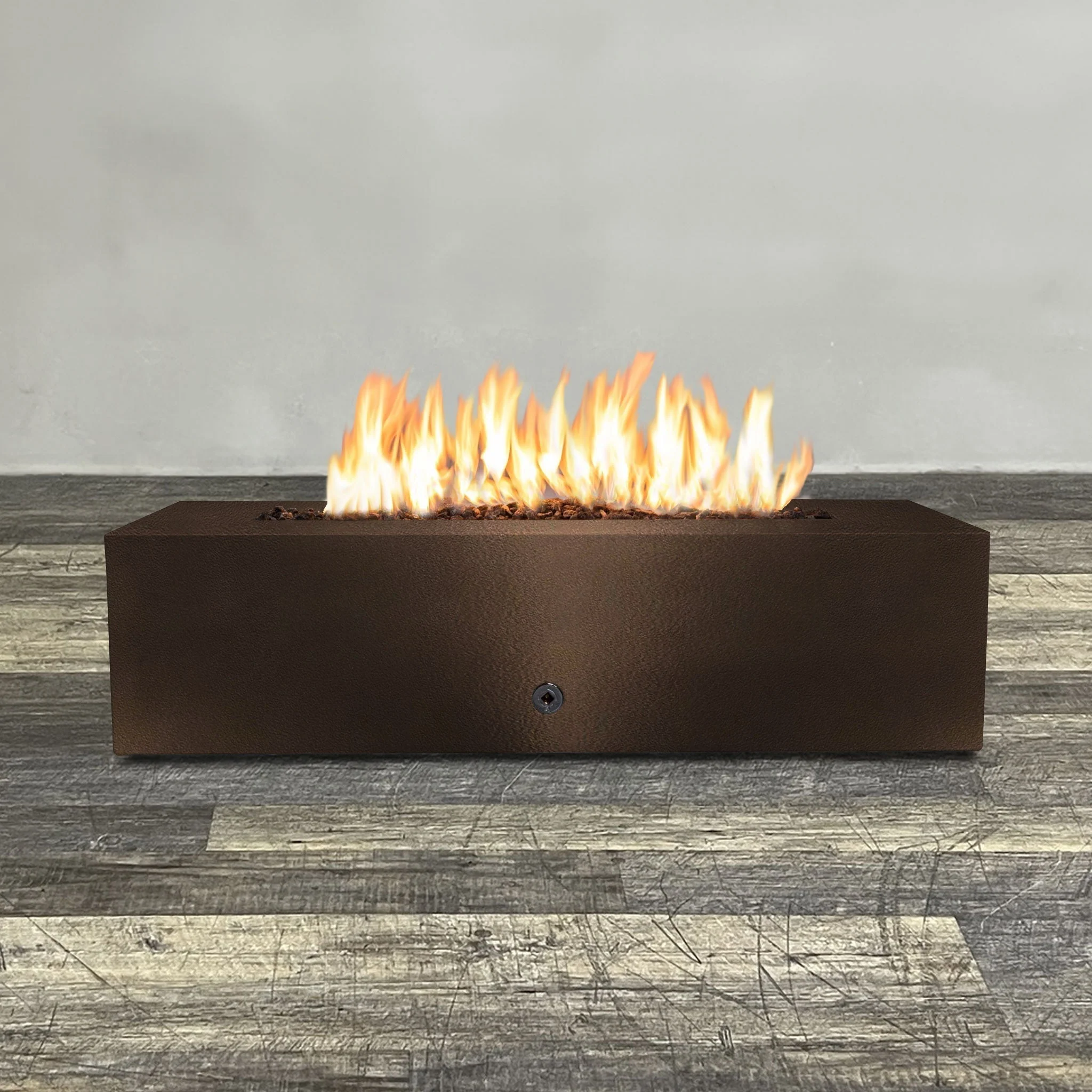 60" x 32" Rectangle Gravity Powder Coated Steel Fire Pit - Natural Gas - by Starfire Designs - Image 11