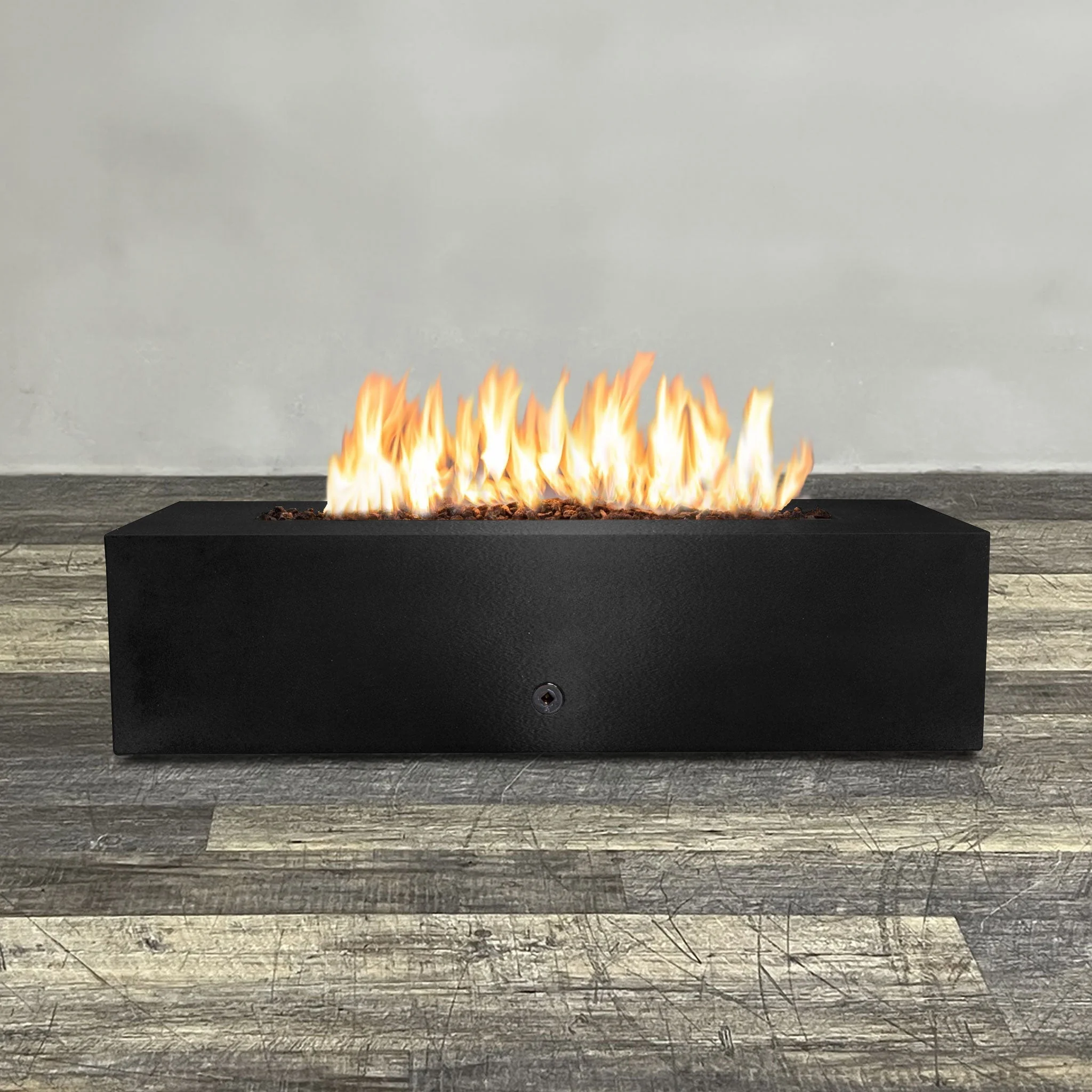60" x 32" Rectangle Gravity Powder Coated Steel Fire Pit - Natural Gas - by Starfire Designs - Image 12