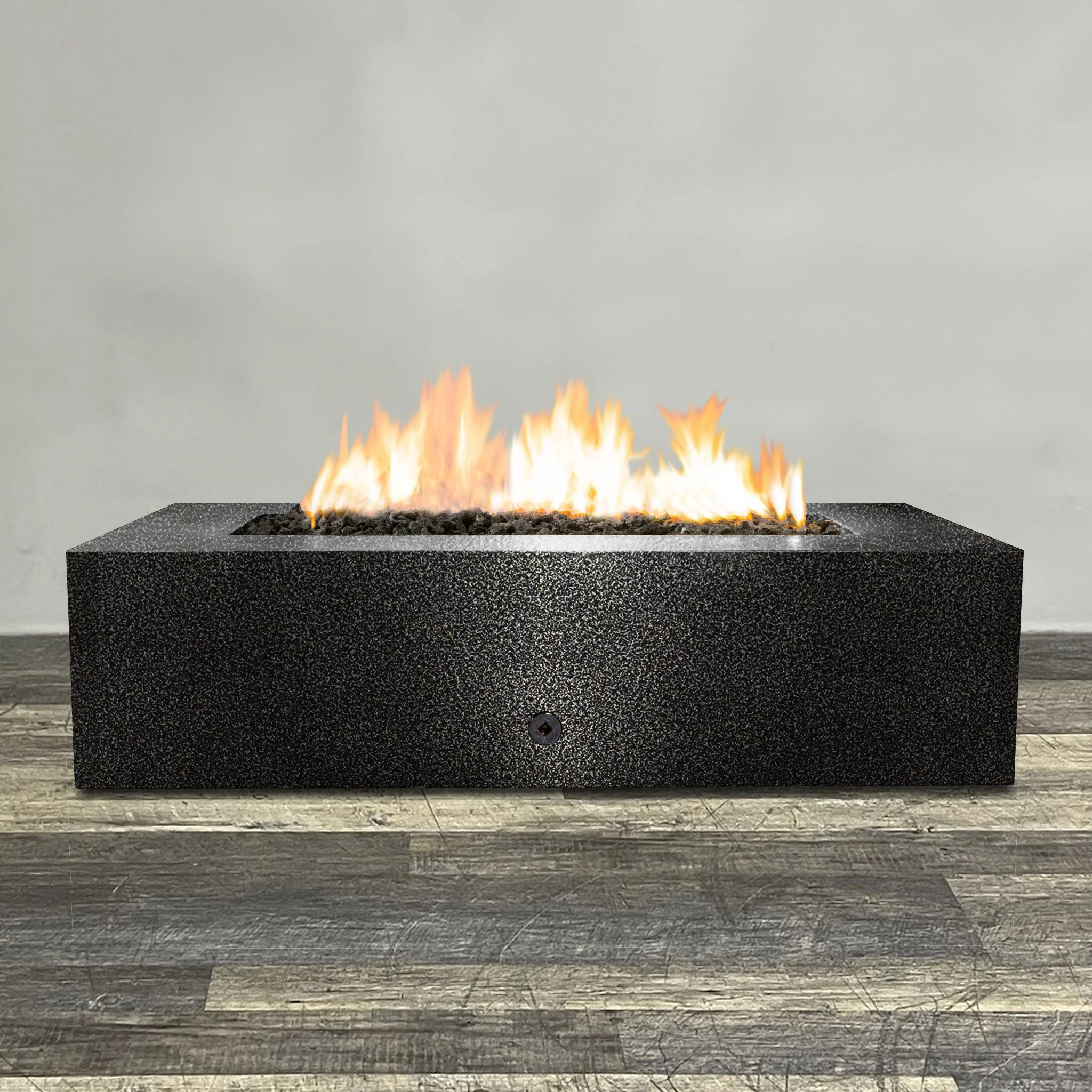 60" x 32" Rectangle Gravity Powder Coated Steel Fire Pit - Natural Gas - by Starfire Designs - Image 2