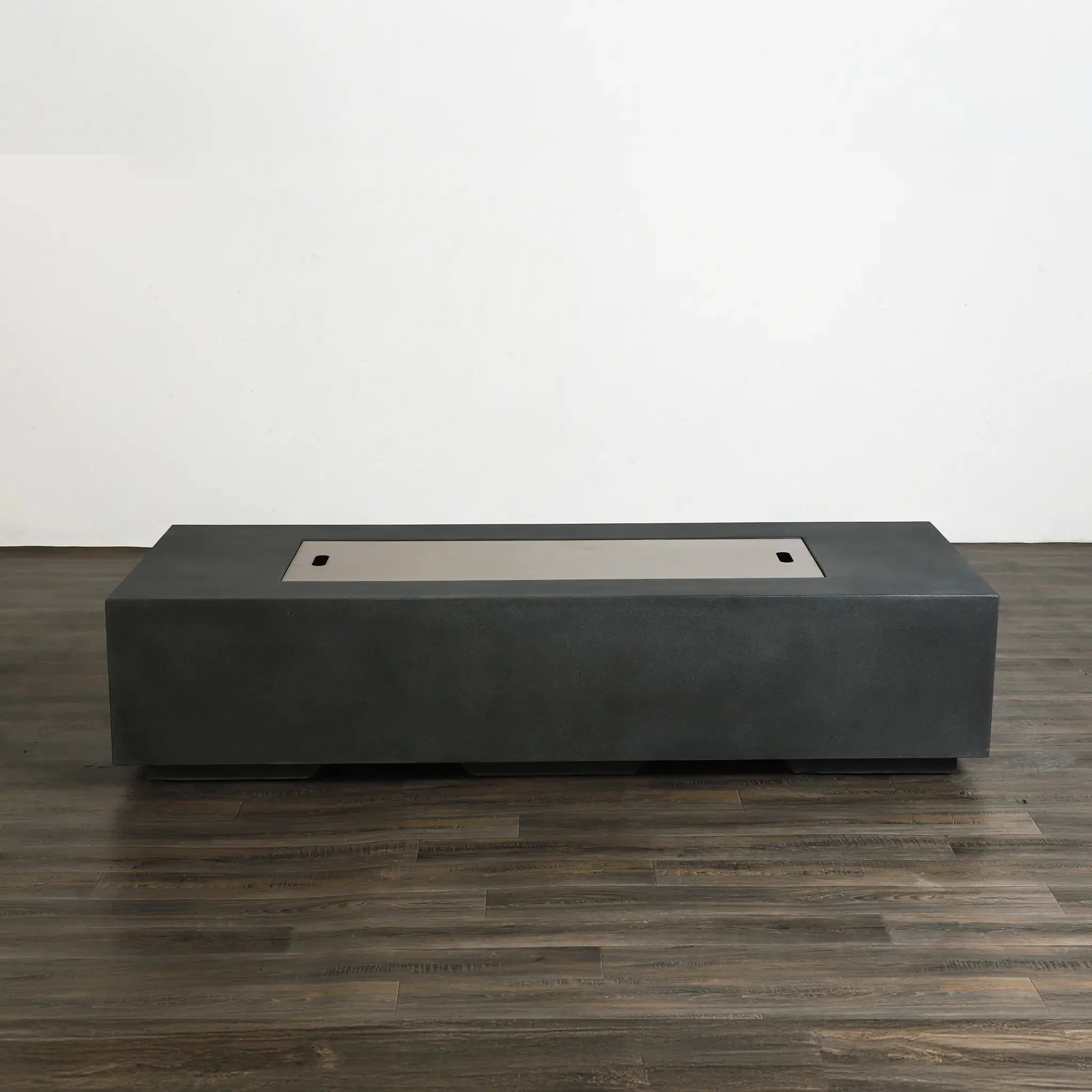 72" x 28" Rectangle Beton Concrete (GFRC) Gas Fire Pit - Graphite by Starfire Designs - Image 16