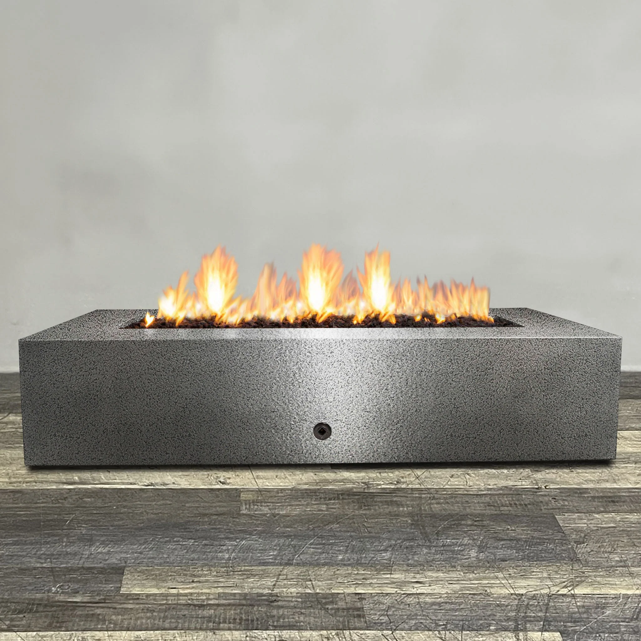 72" x 38" Rectangle Gravity Powder Coated Steel Fire Pit - Natural Gas - by Starfire Designs - Image 3