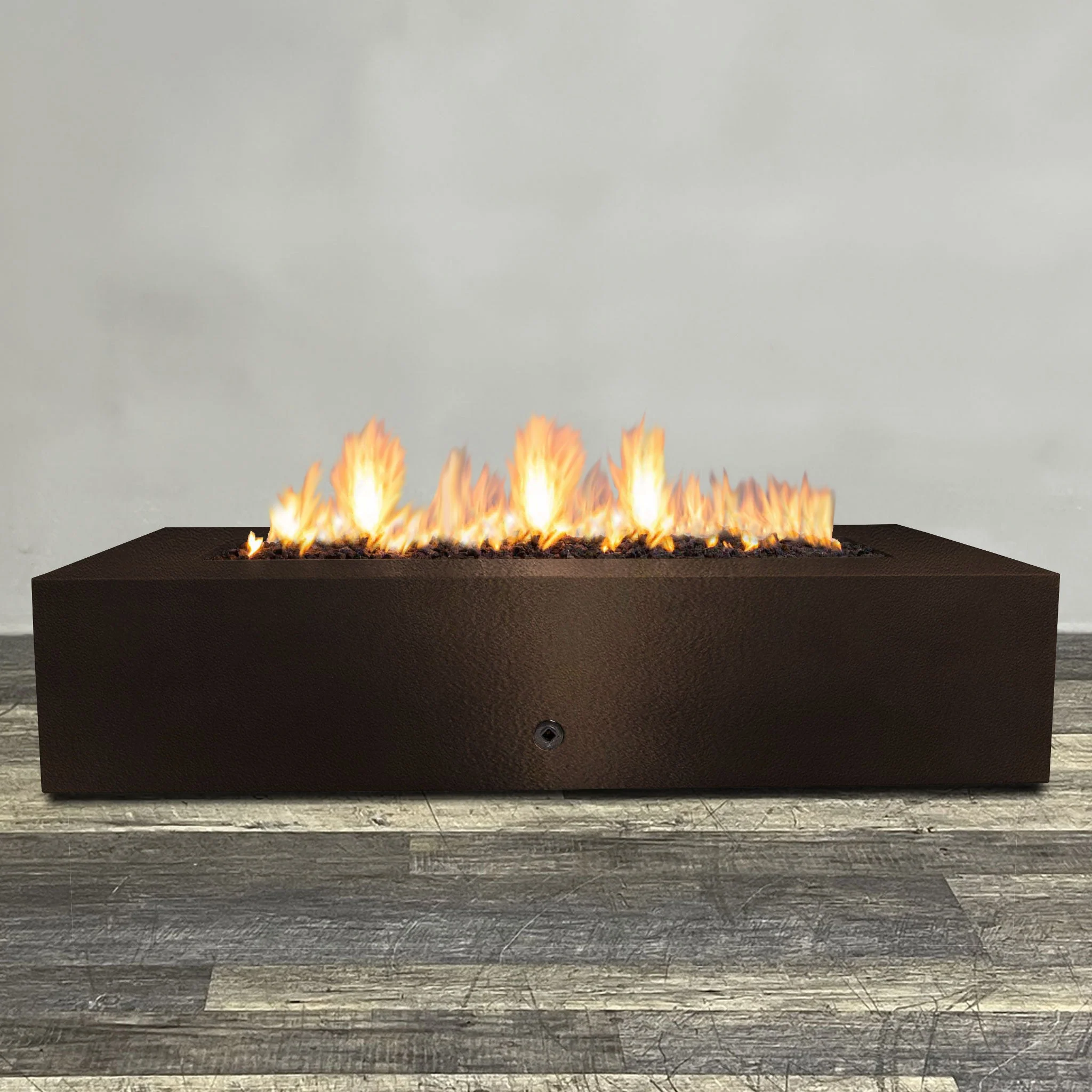 72" x 38" Rectangle Gravity Powder Coated Steel Fire Pit - Natural Gas - by Starfire Designs - Image 5