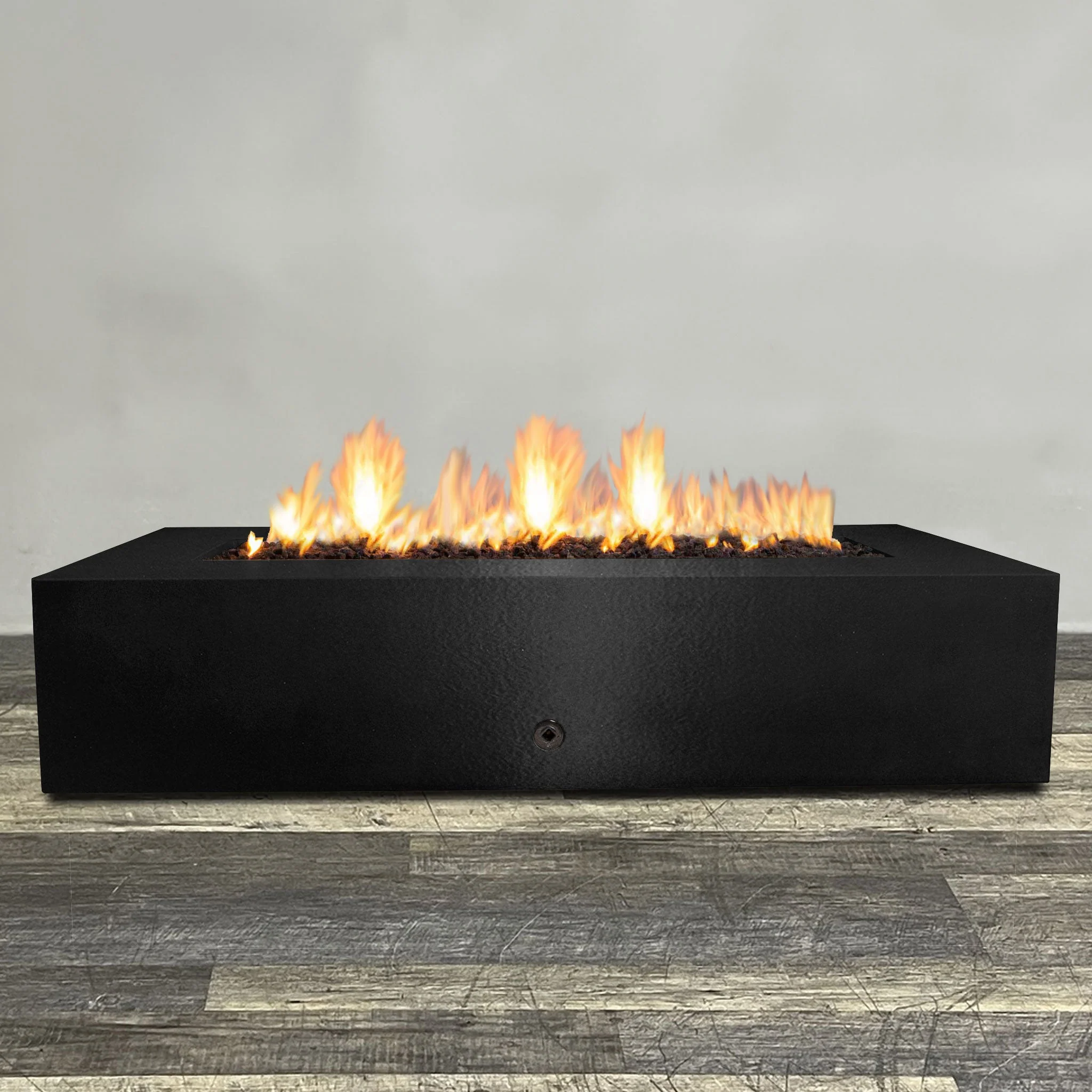 72" x 38" Rectangle Gravity Powder Coated Steel Fire Pit - Natural Gas - by Starfire Designs - Image 6