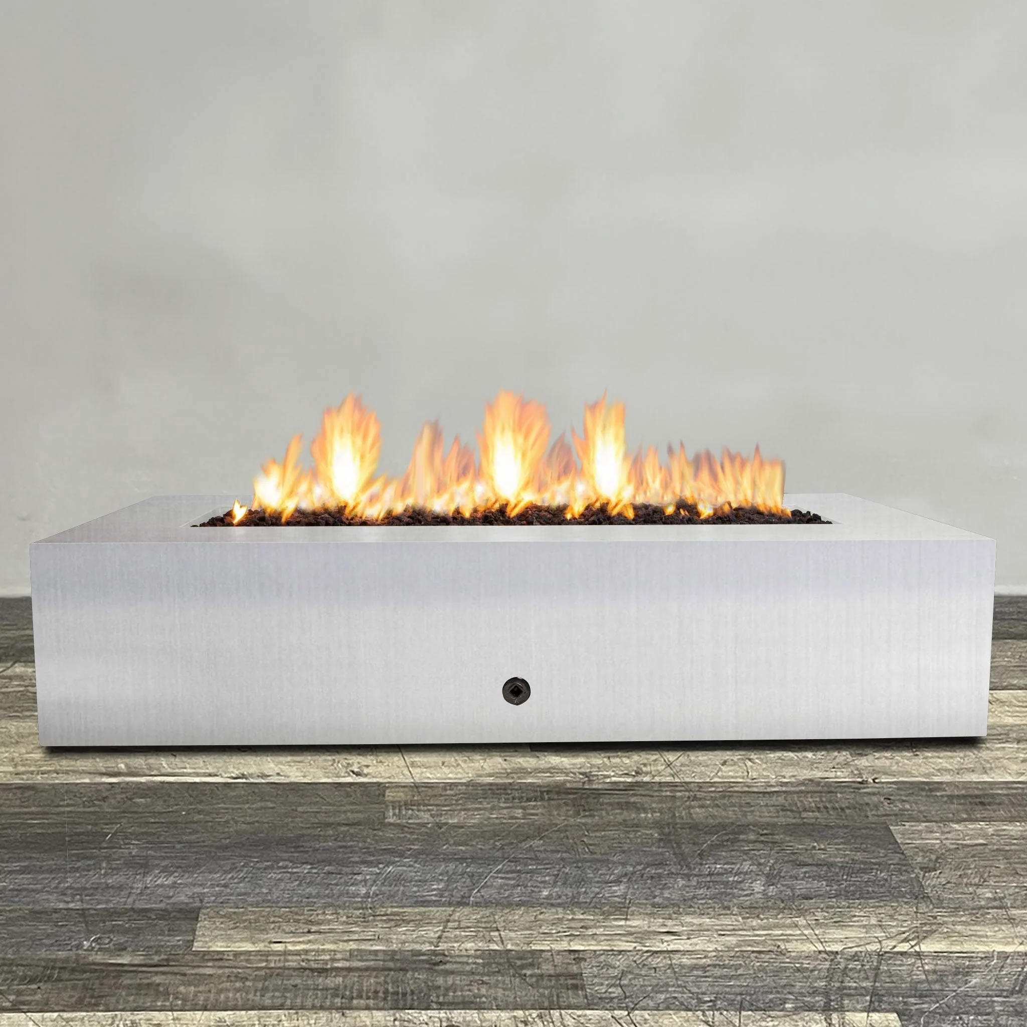 72" x 38" Rectangle Gravity Stainless Steel Fire Pit by Starfire Designs