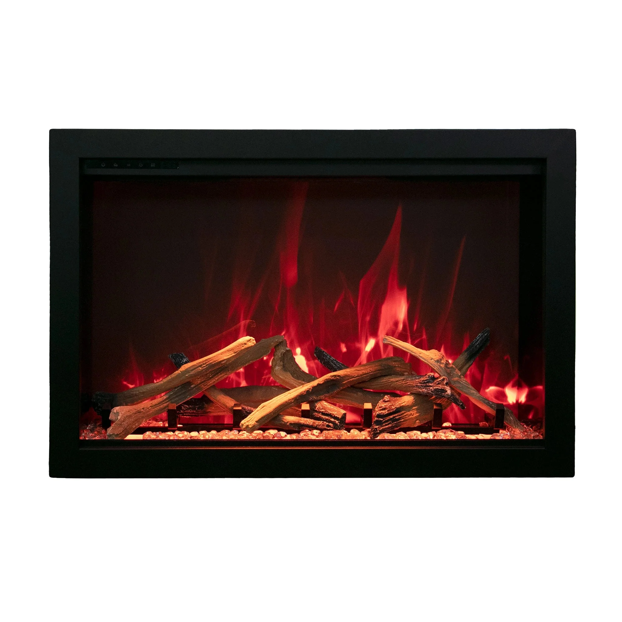 Traditional Bespoke Indoor / Outdoor Electric Fireplace Insert by Amantii - Image 3