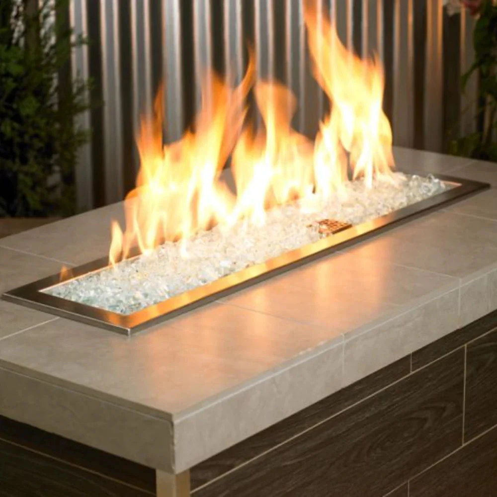 1/2" Clear Fire Glass by American Fire Products - Image 2
