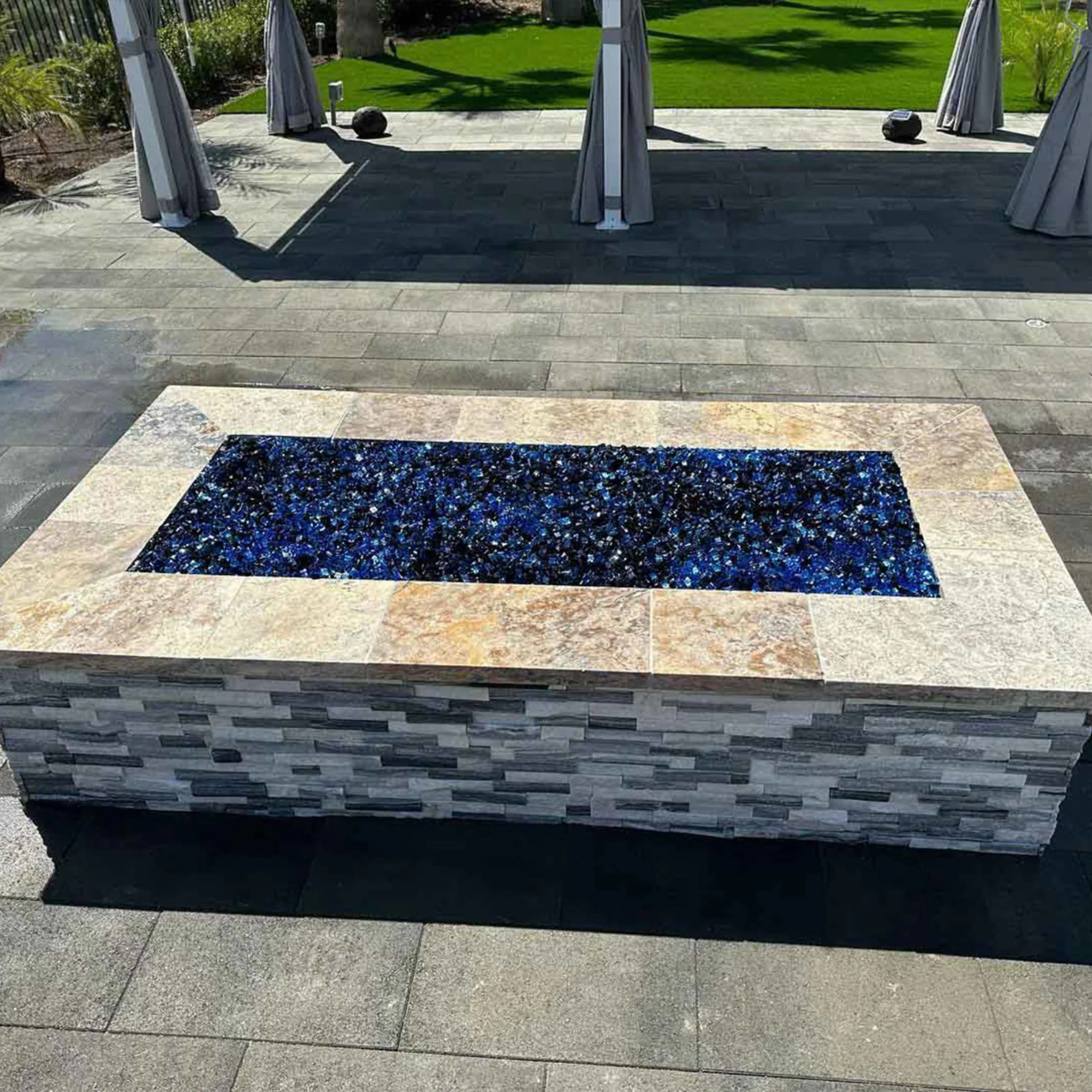 1/2" Reflective Fire Glass by American Fire Products - Image 5