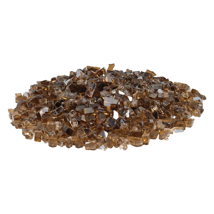 1/4" Copper Reflective Fire Glass by American Products - Image 3