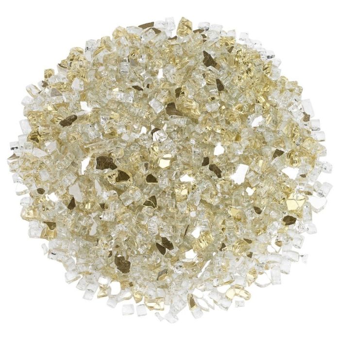 1/4" Gold Reflective Fire Glass by American Products