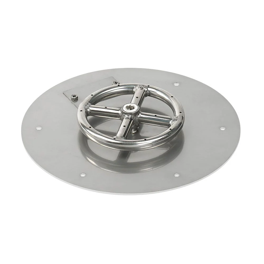 12" Round Stainless Steel Flat Pan with Spark Ignition Kit – Propane by American Fire Products - Image 6