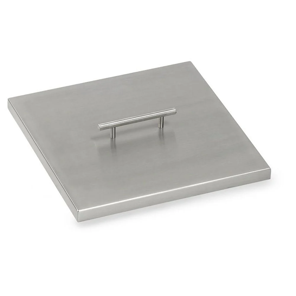 Square Stainless Steel Burner Cover by American Fire Products