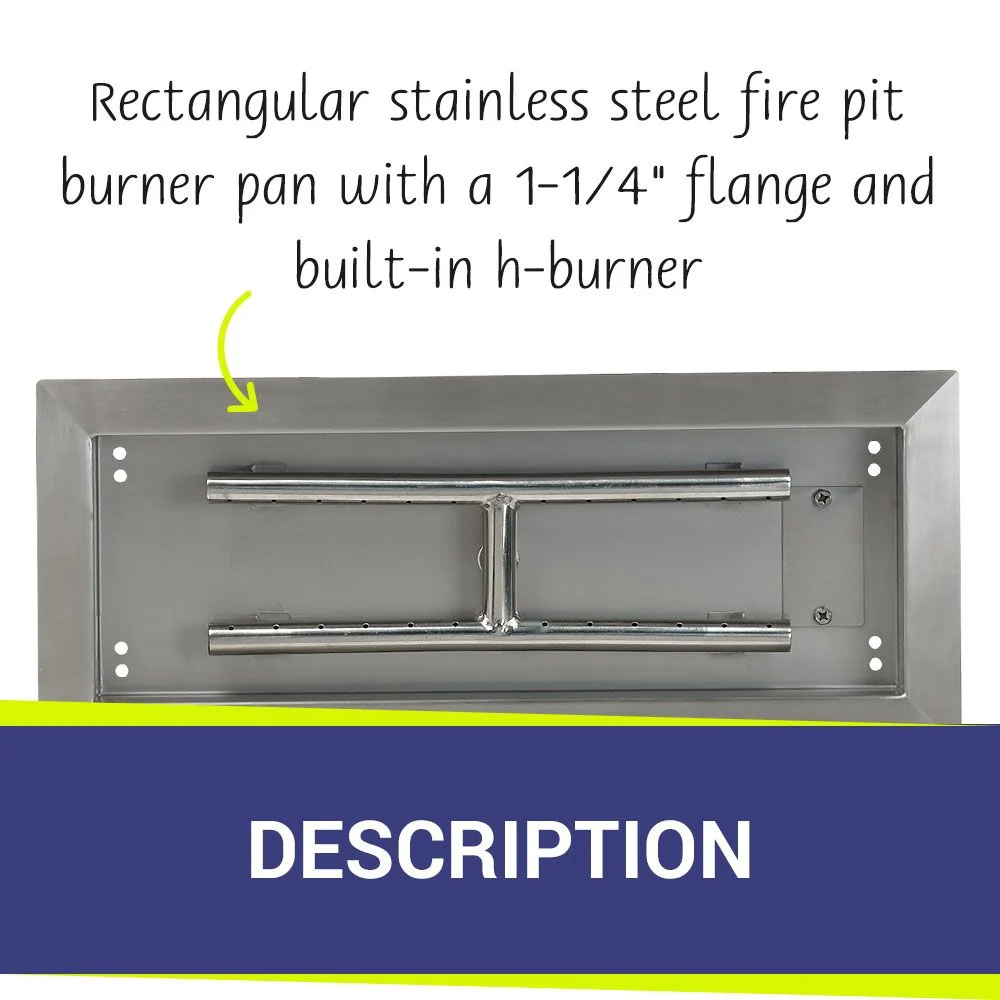 18" x 6" Rectangle Stainless Steel Drop-In Pan by American Fire Products - Image 6