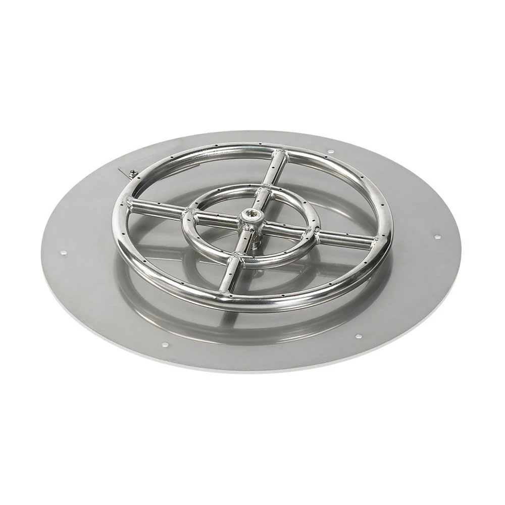 18" Round Stainless Steel Flat Pan with Spark Ignition Kit – Natural Gas by American Fire Products - Image 6