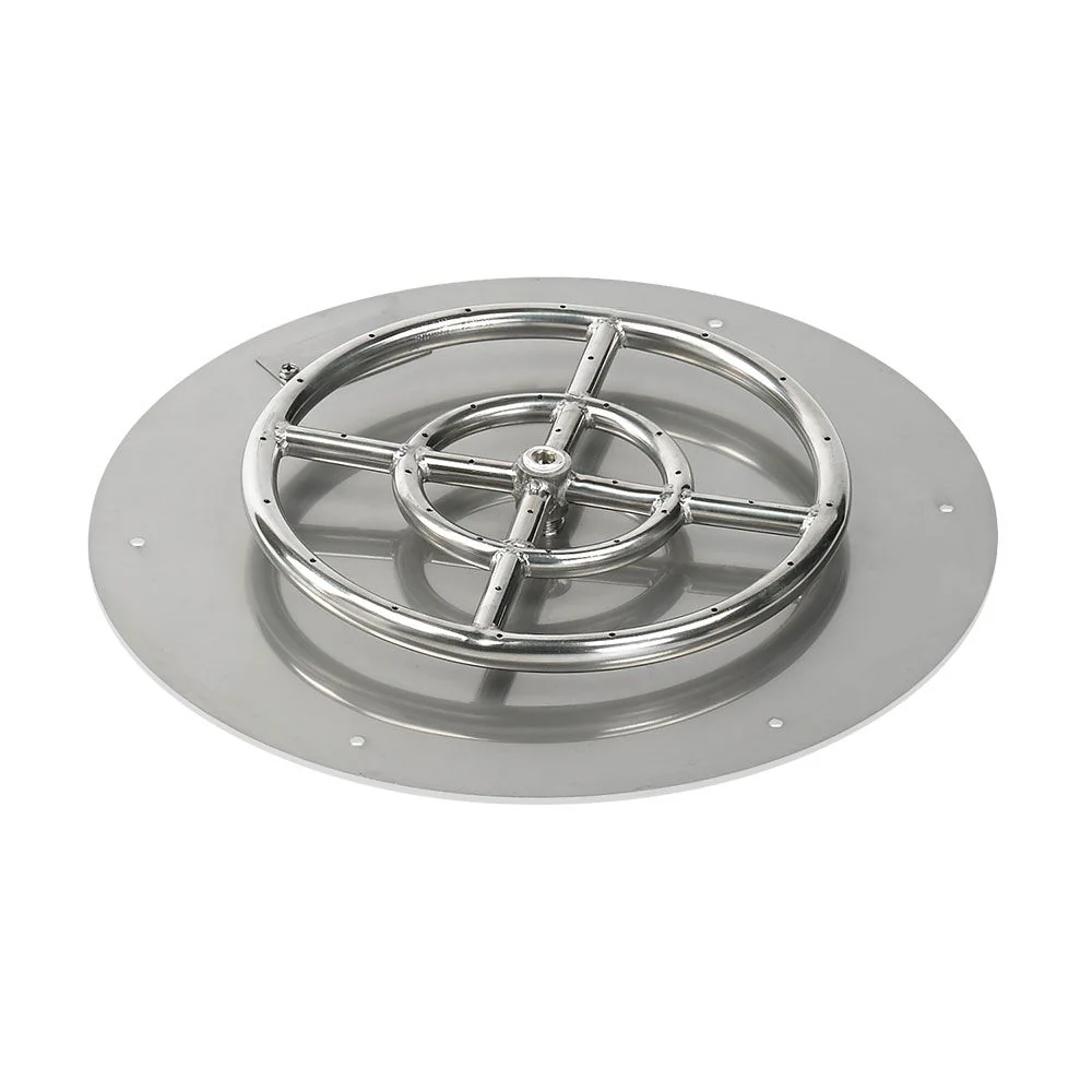 18" Round Stainless Steel Flat Pan with Spark Ignition Kit – Propane by American Fire Products - Image 6