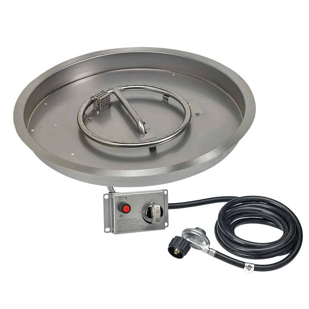 Round CSA Certified Stainless Steel Drop-In Pan Kit by American Fire Products - Image 4